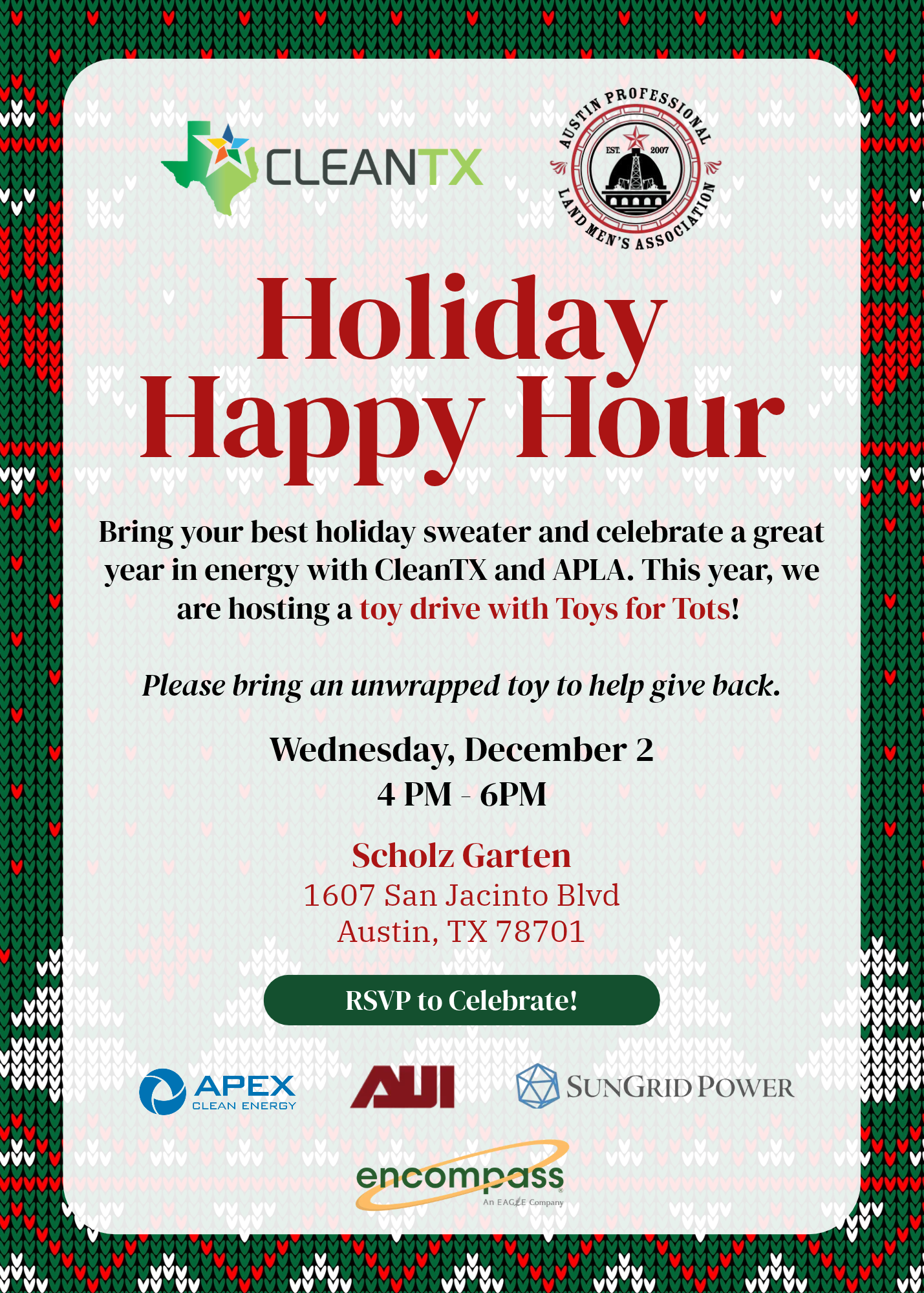 Austin Chapter Holiday Happy Hour 