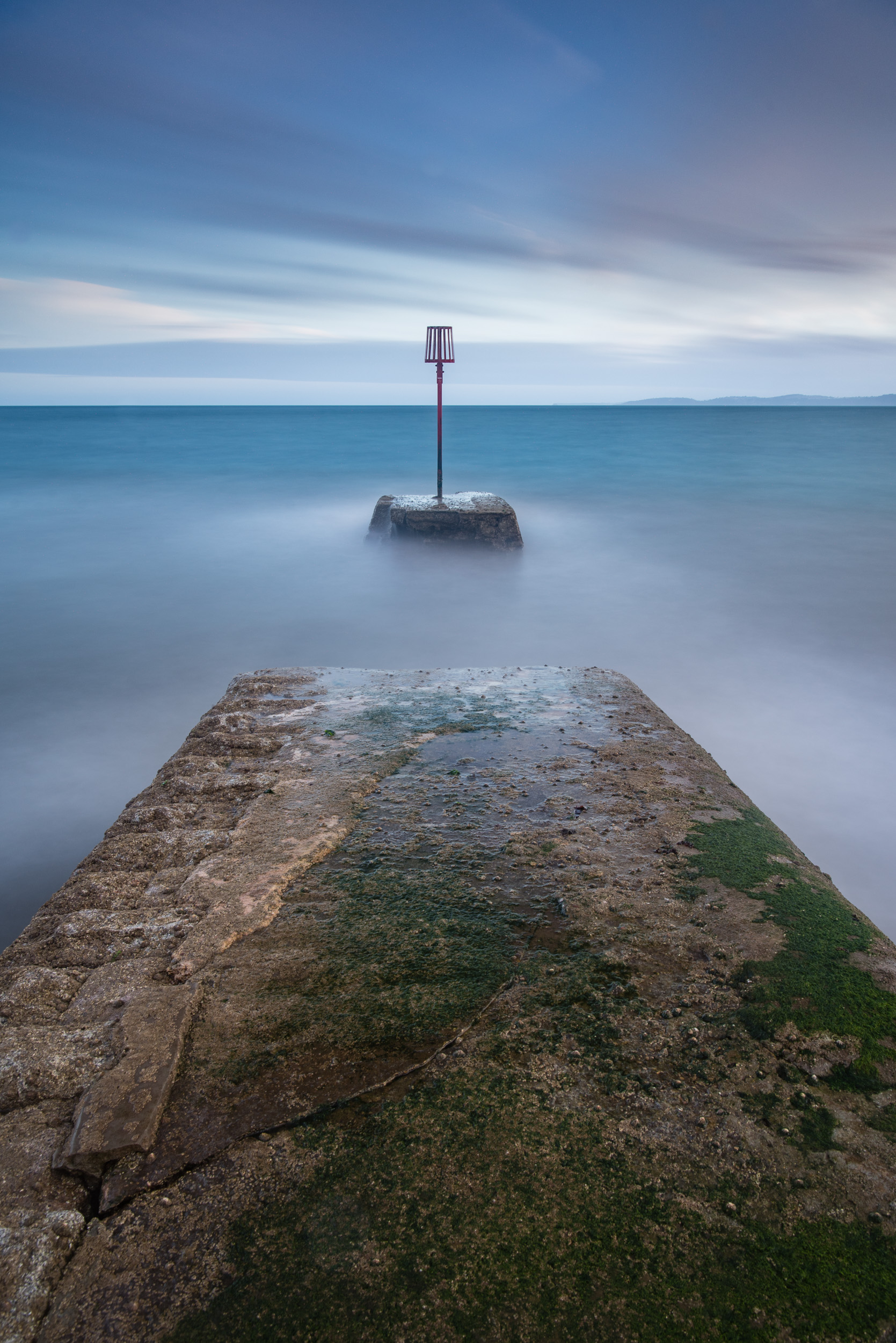 Not as calm as it looks. Nikon D750, Nikon 24-70 f/2.8 VR, 195 secs at f/11, Lee Filters ND Grad, Polariser, and Big Stopper. Processed in Lightroom CC.