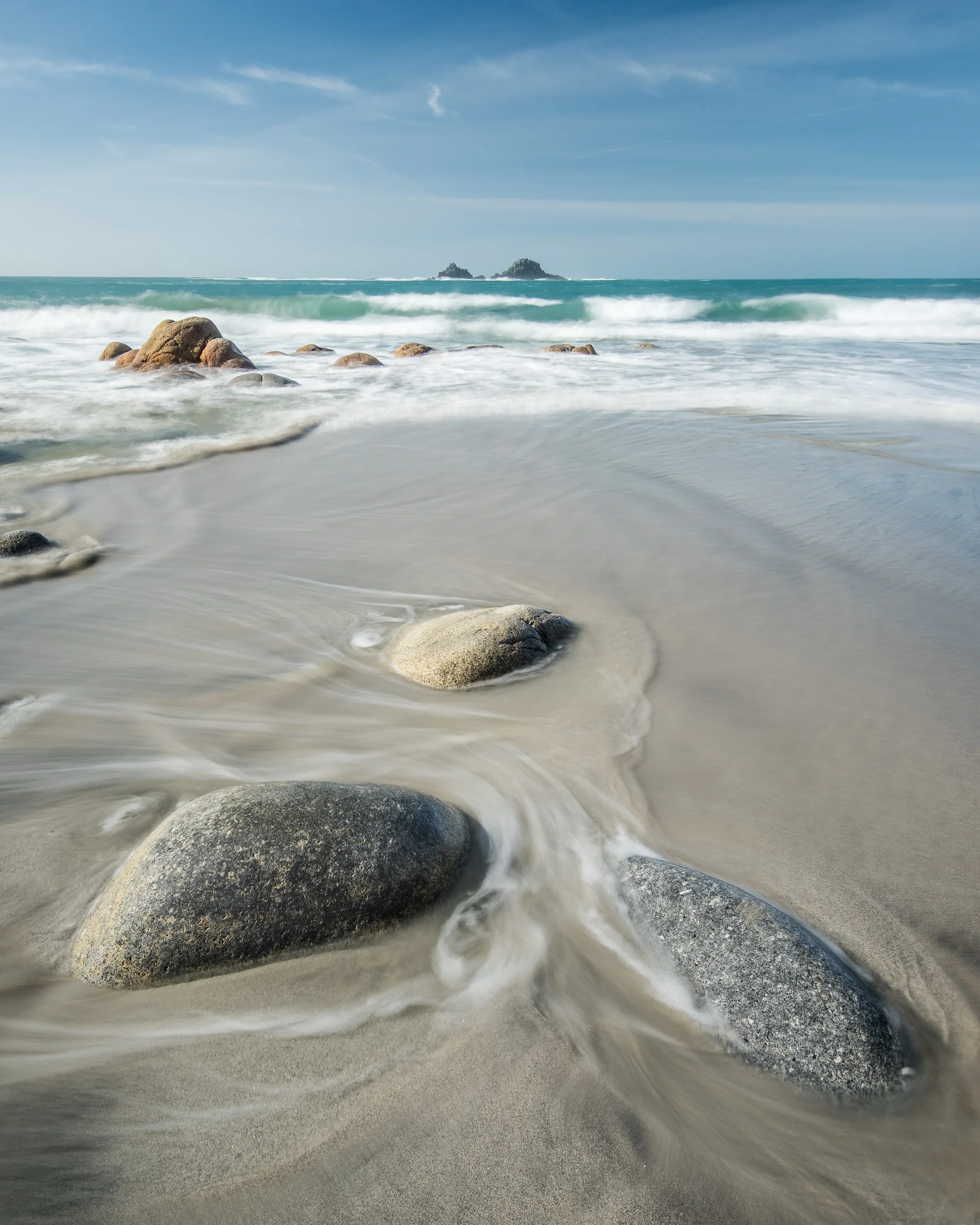 Rocks at Porth Nanven - Nikon D750, Nikon 16-34 f/4 at f/16, 1.6 secs at 20mm.