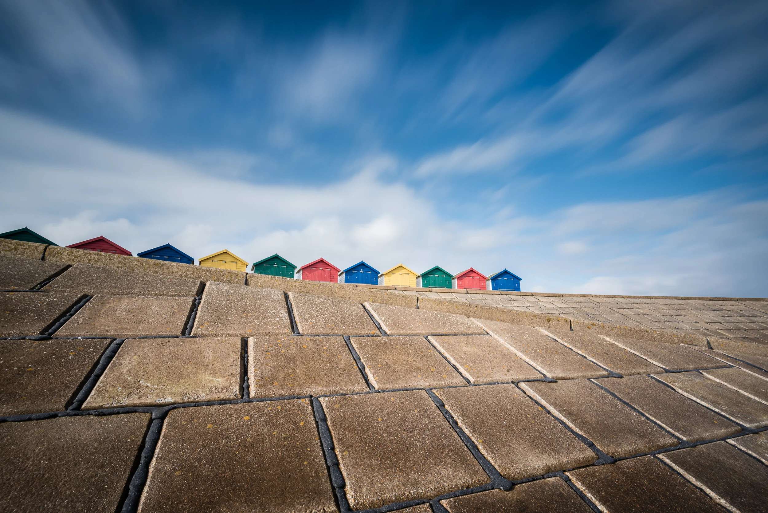 Don't forget to shoot the beach huts.