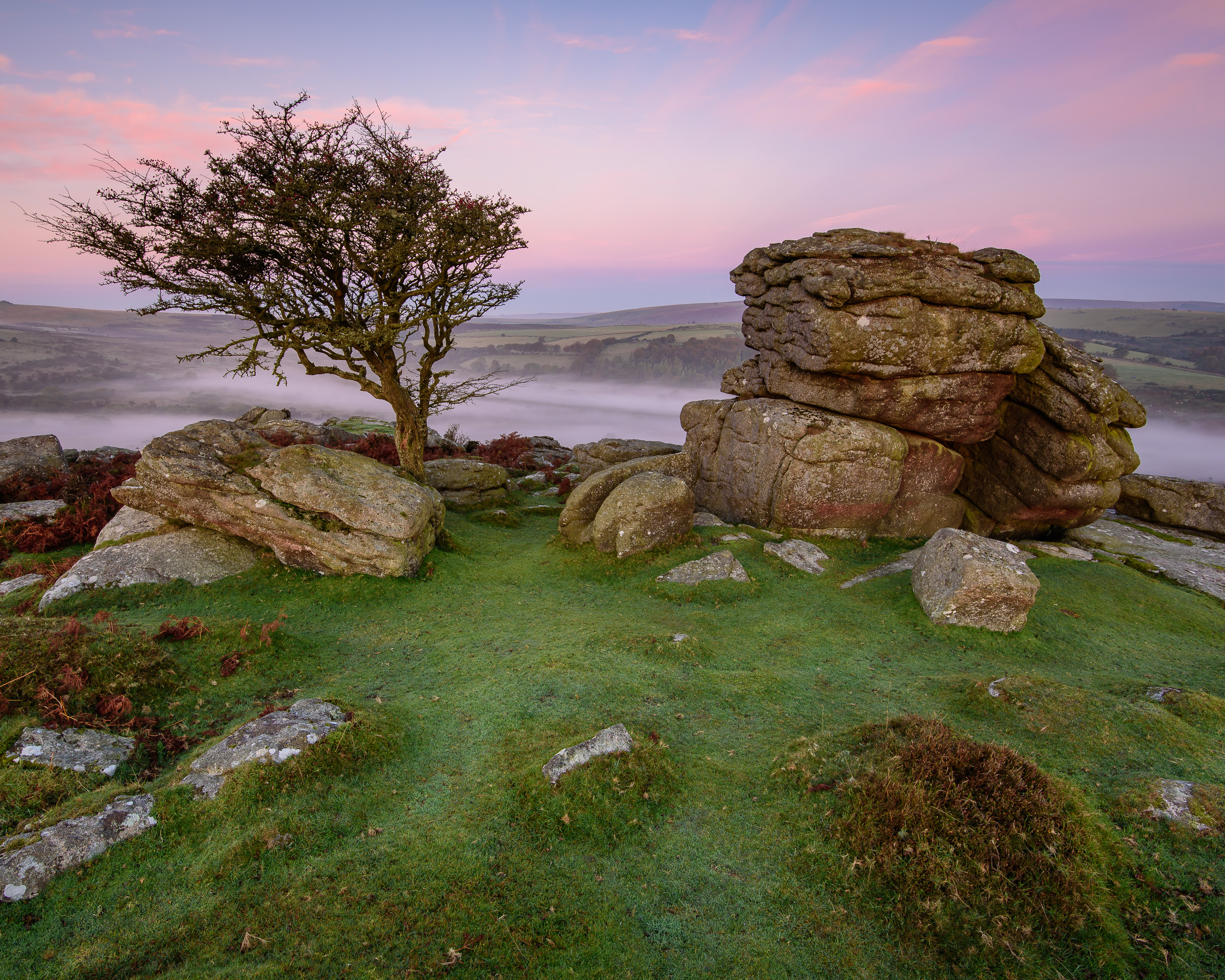 Both the rocks and the tree are great elements to include in your composition. This location is good to shoot at both dawn and dusk.