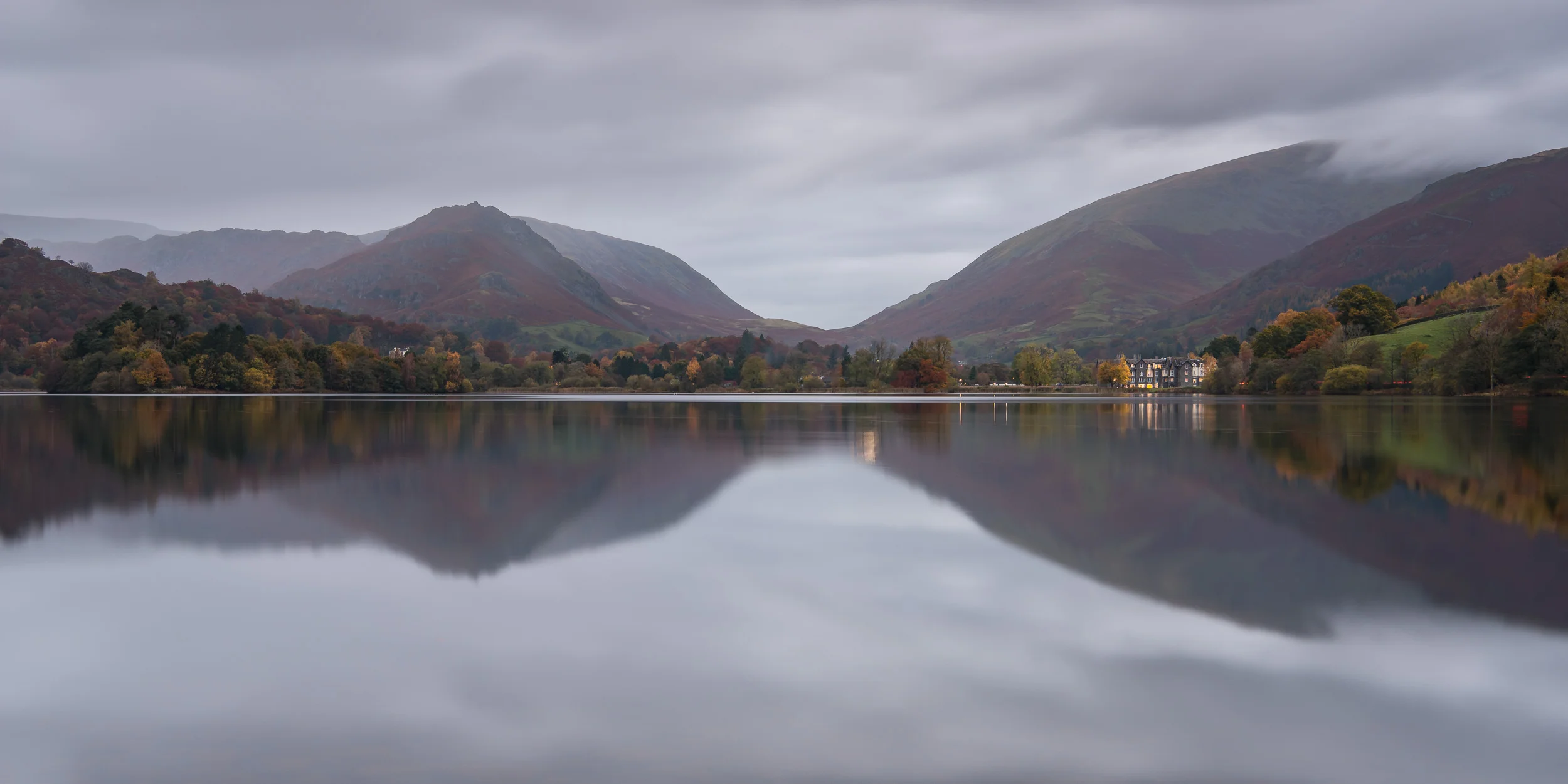 Lovely reflections, just a shame about the light. This image is a 2:1 crop from the original frame.