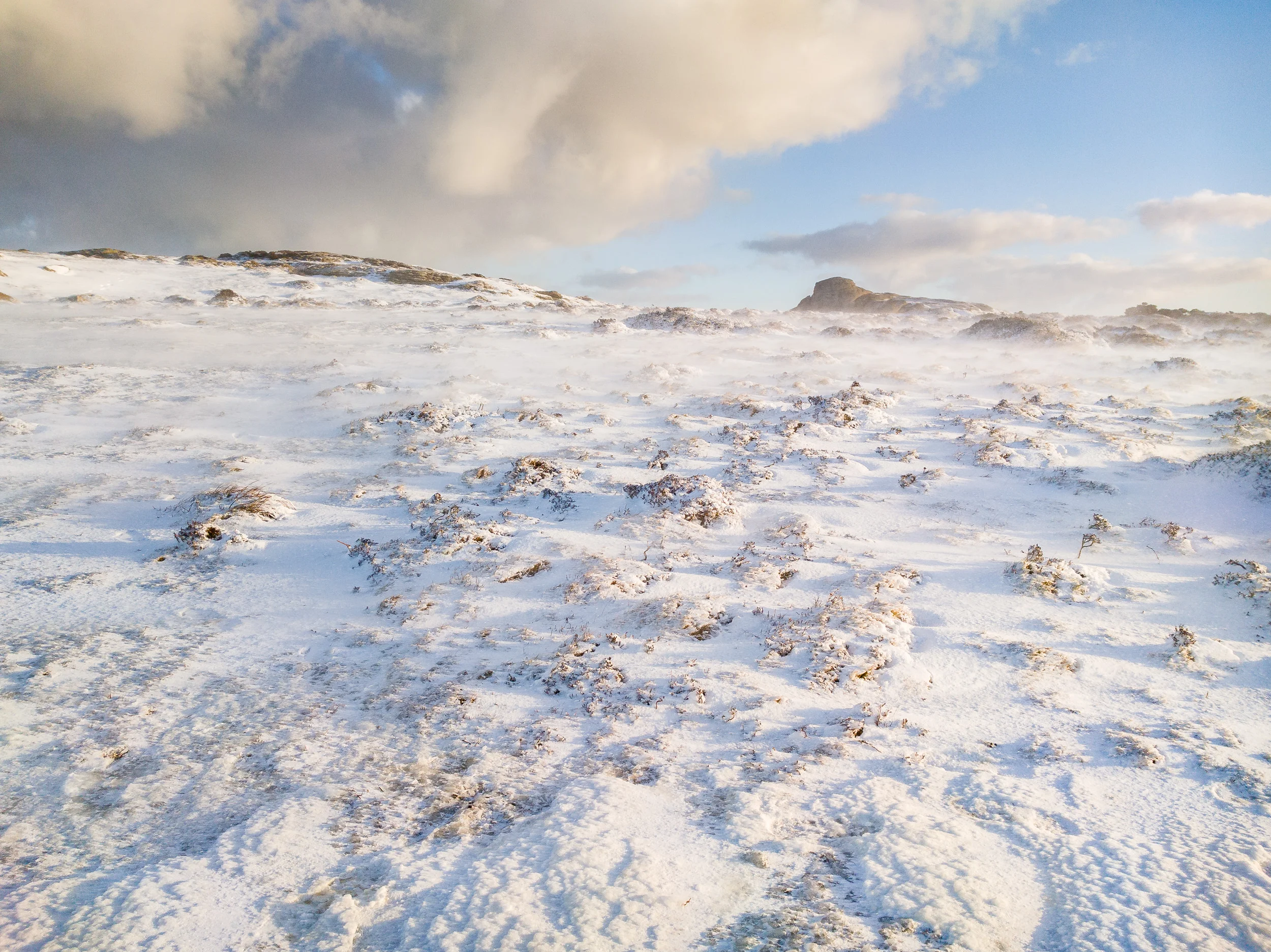 Unfortunately the arctic conditions didn't last the weekend.