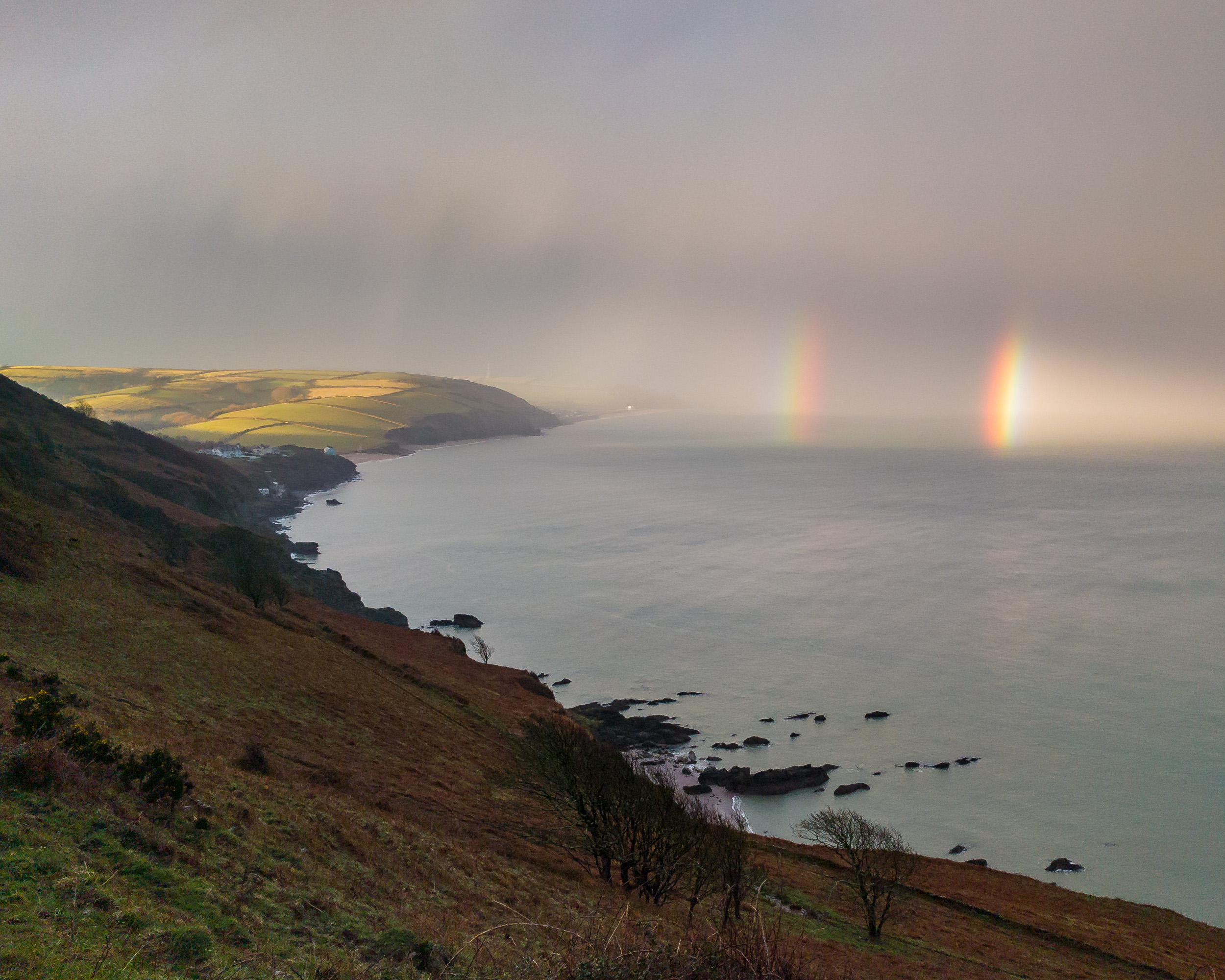 Spectacular conditions immediately after the storm had passed. I had to be quick just to grab this shot with the phone.