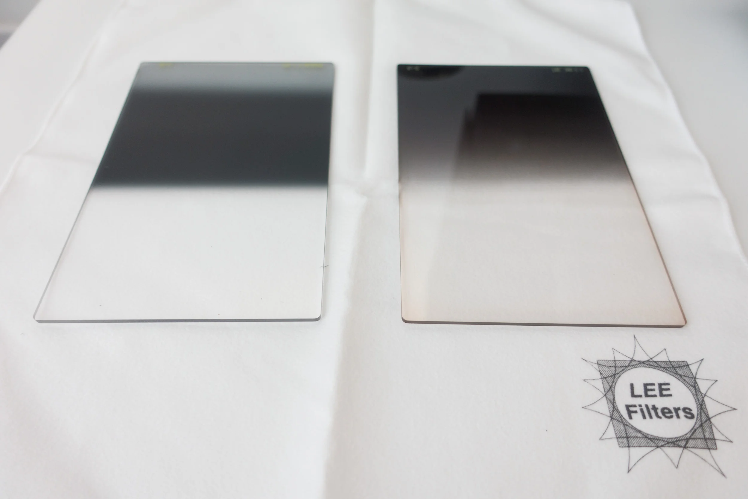 Reverse ND on the left and standard ND grad on the right.