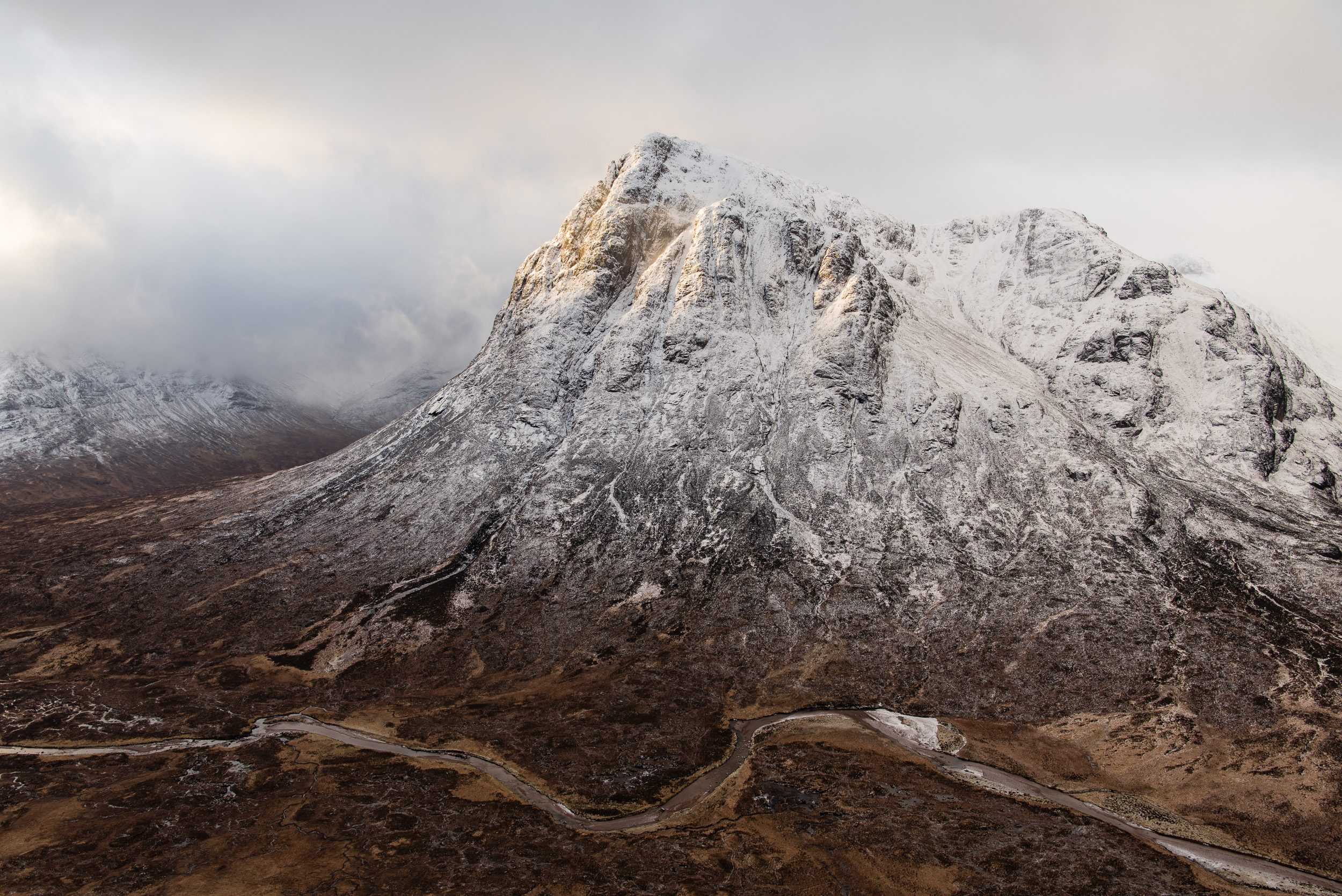 First Light on Stob Dearg