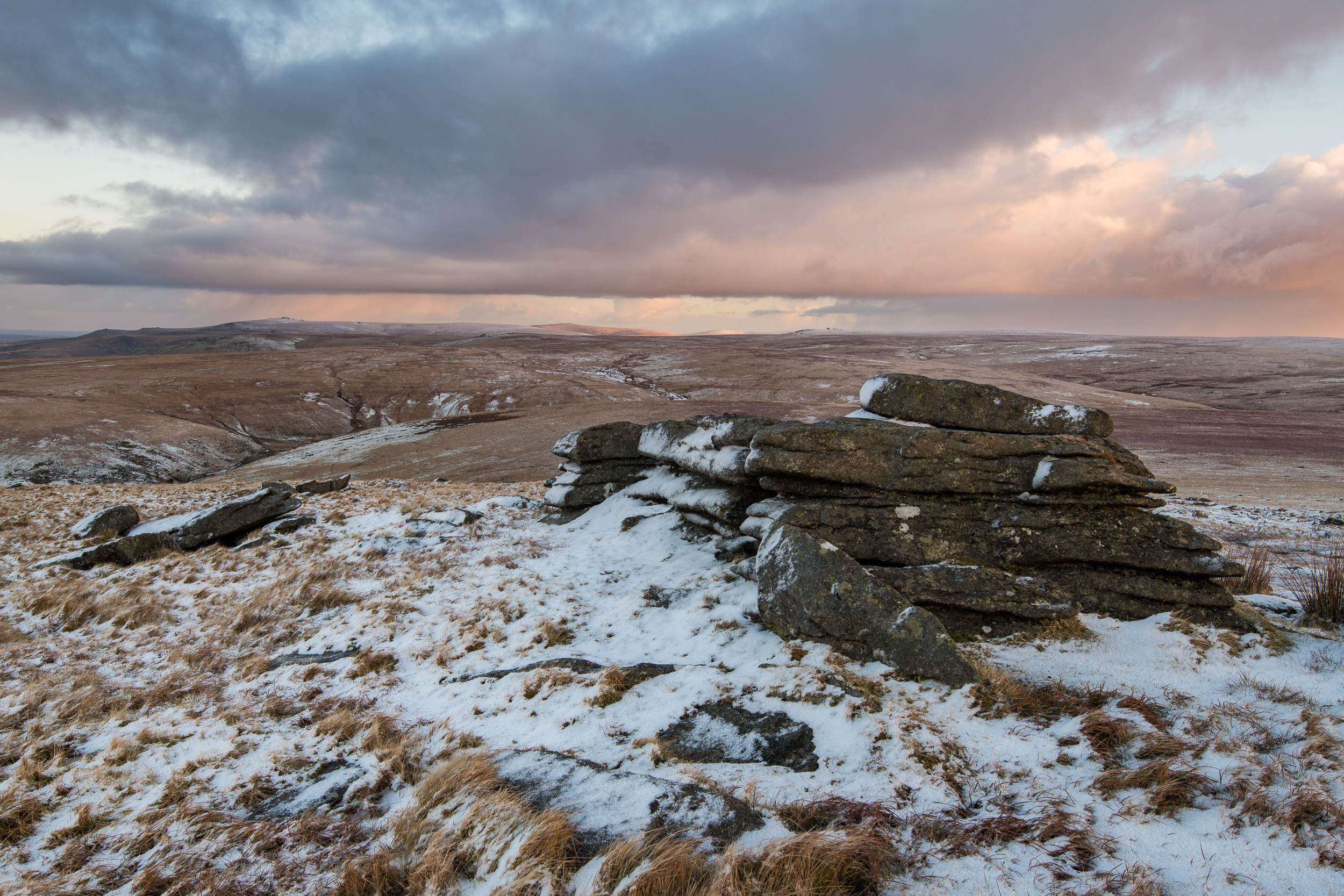 A View of Dartmoor from Great Mis Tor