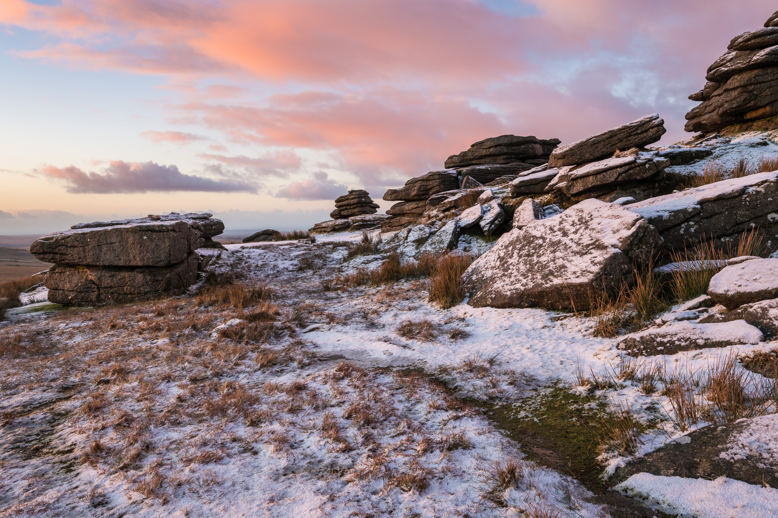 Morning Snow on Great Mis Tor