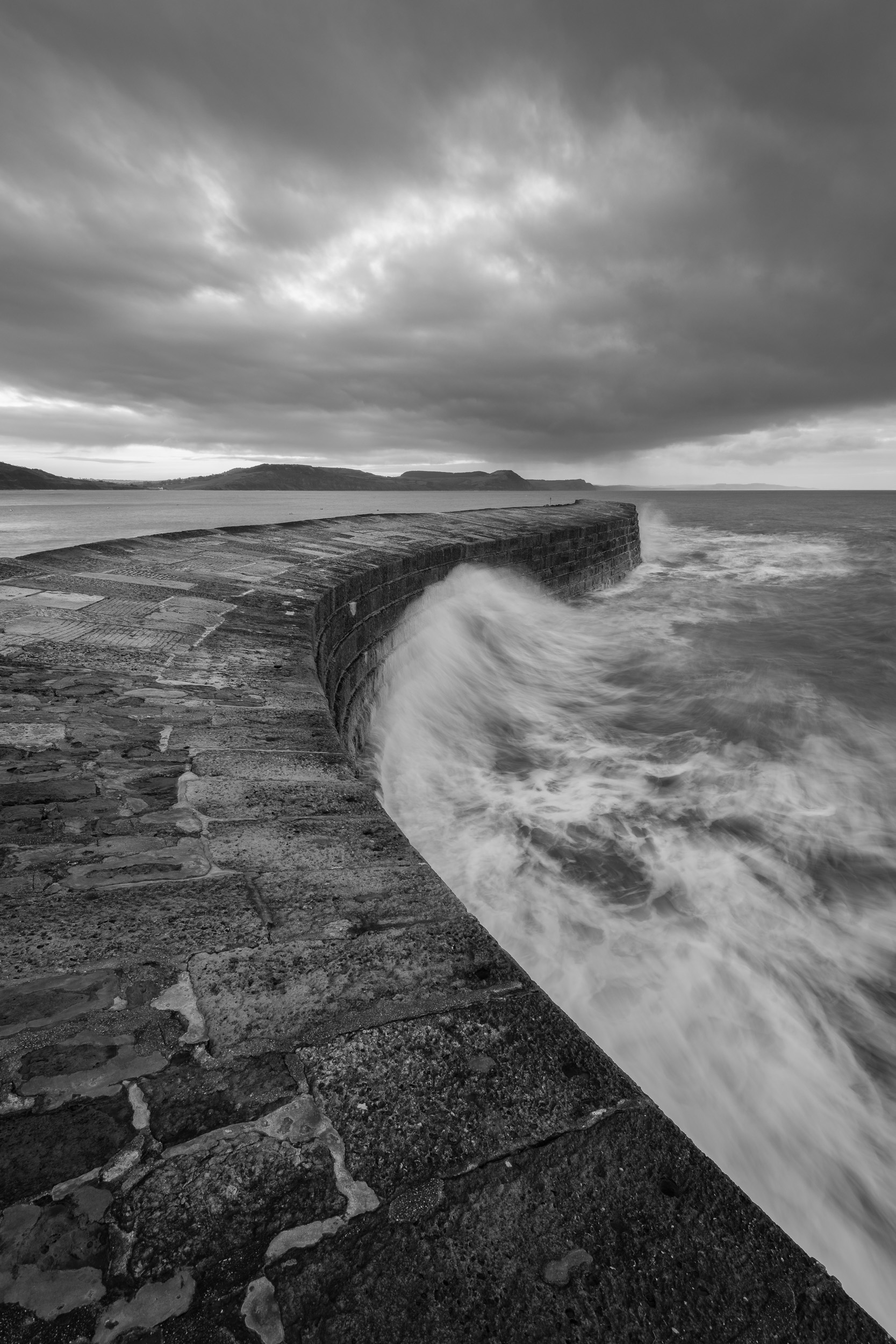 The Harbour Wall at Lyme Regis