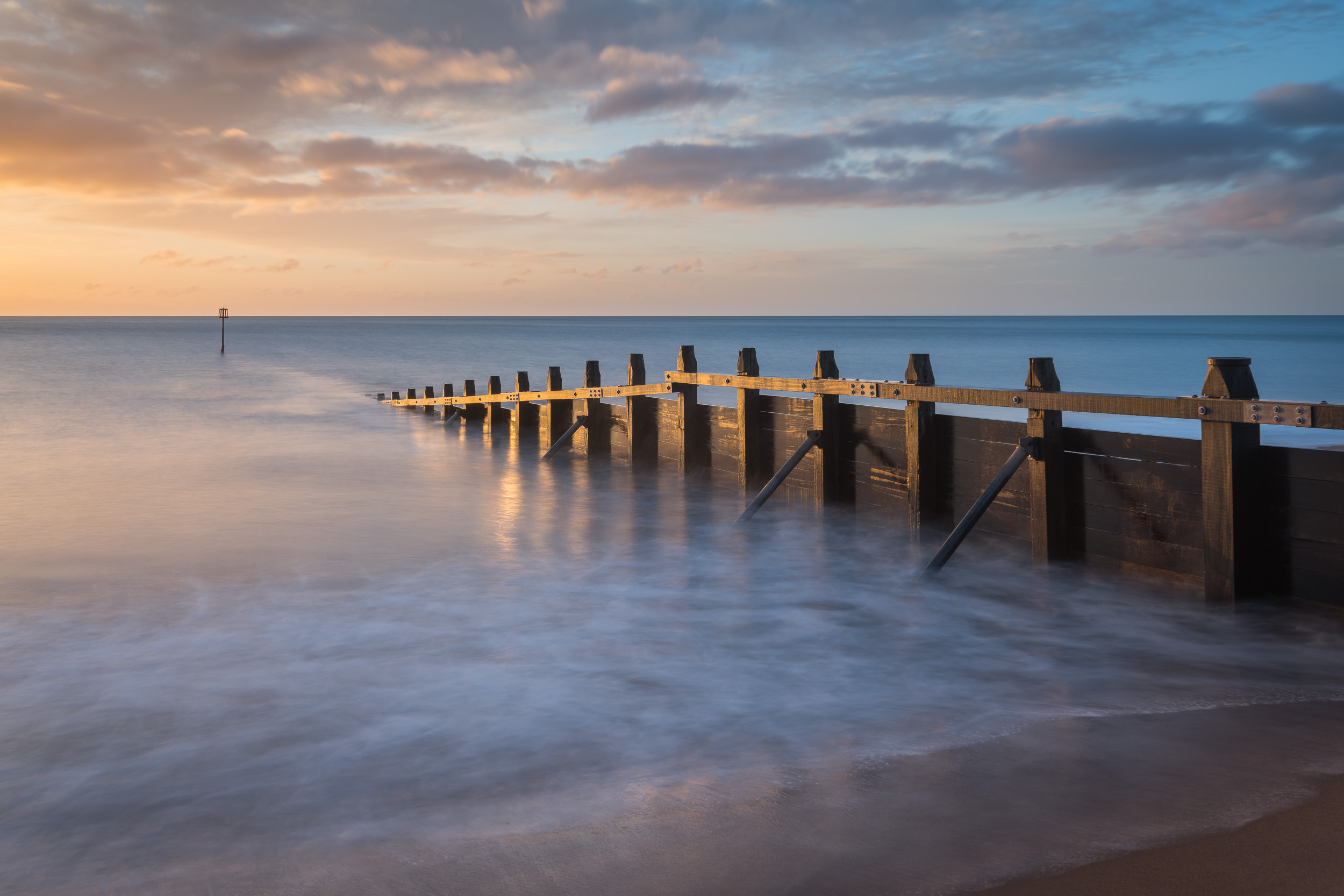 First Light on the Groyne