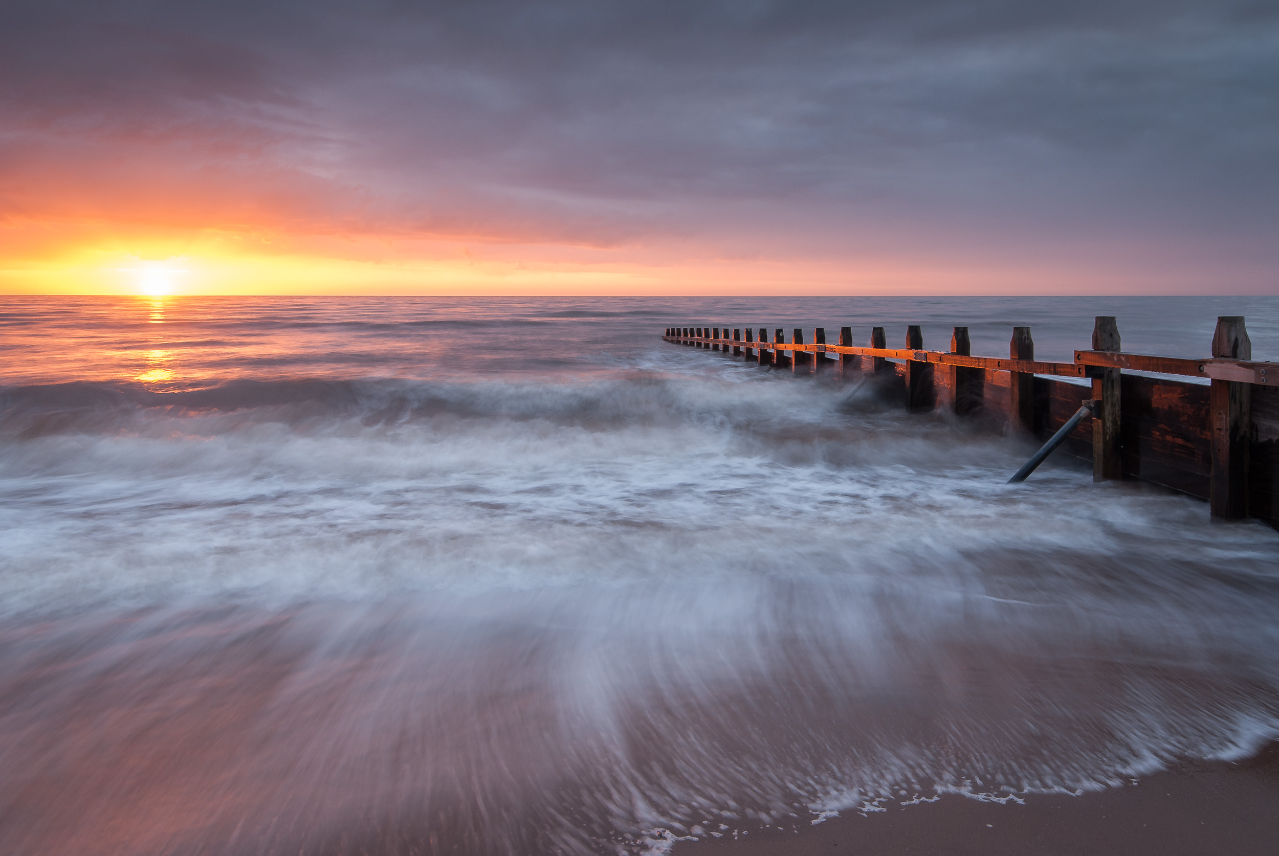 Nikkor 16-35 mm f/4 @ 24 mm, f/11, 1.3 seconds at ISO 100, Lee Filters Circular Polariser, and ND grad.