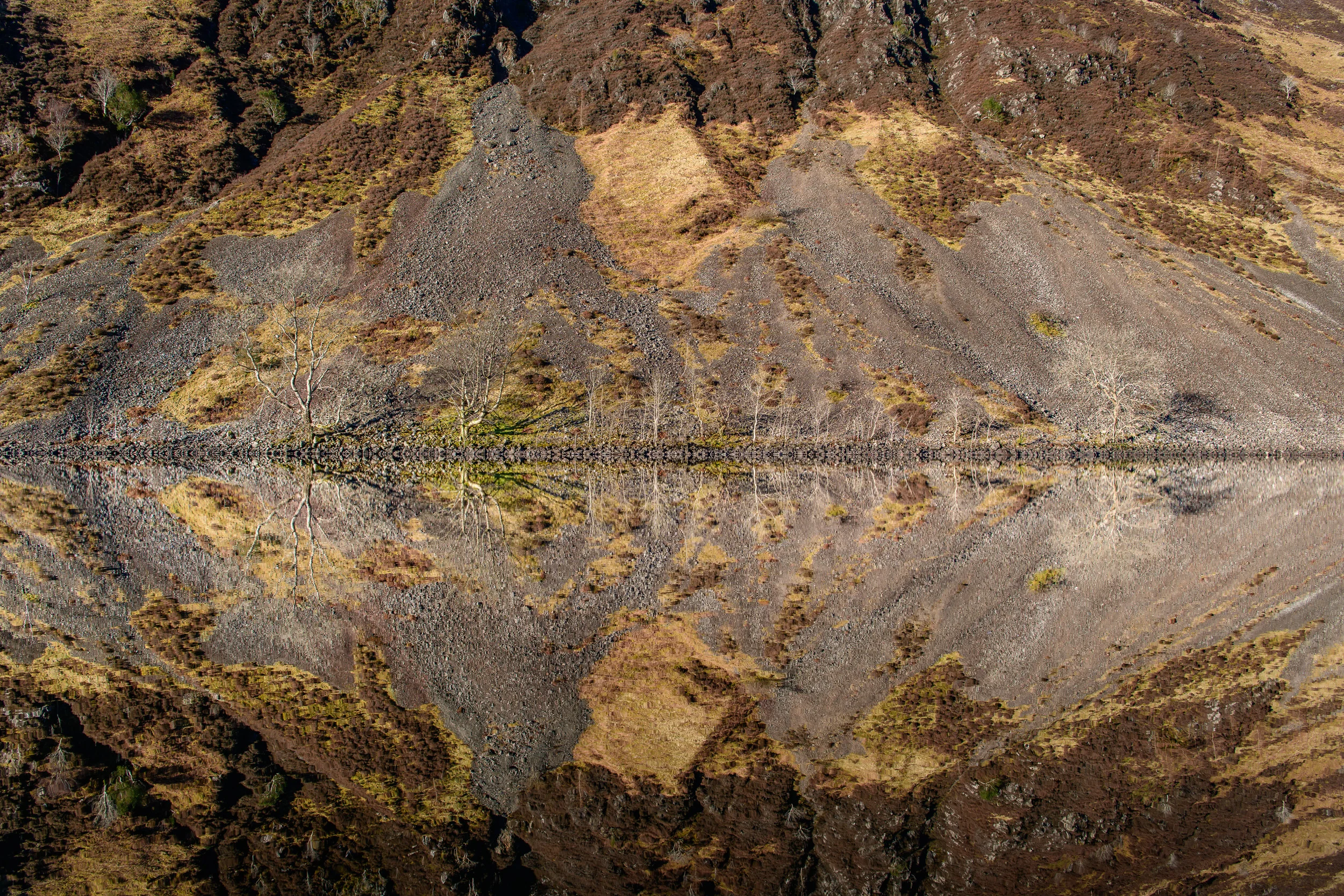 Bit of a bonus photograph for you. As I drove home from Kilchurn Castle I noticed the near perfect reflections on the Pass of Brander so I just had to share this image with you. Nikon D850, Nikkor 24-70mm f/2.8 VR at 24mm, 1/50th sec at ISO 64, f/11, Lee Filters Circular Polariser.