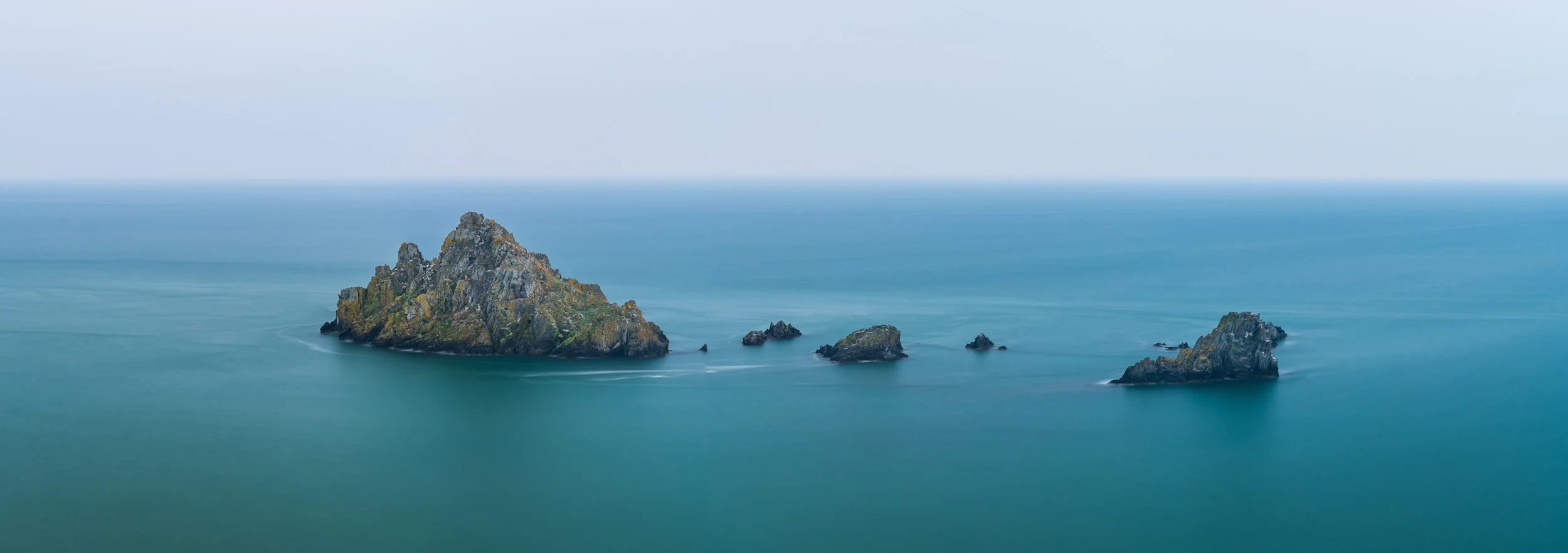 On an Island - Froward Point, Devon: Nikon D850, Nikkor 24-70 mm f/2.8 at 58 mm, 105 secs at f/6.3, ISO 64, Lee Filters Circular Polariser. 5 Image stitch.