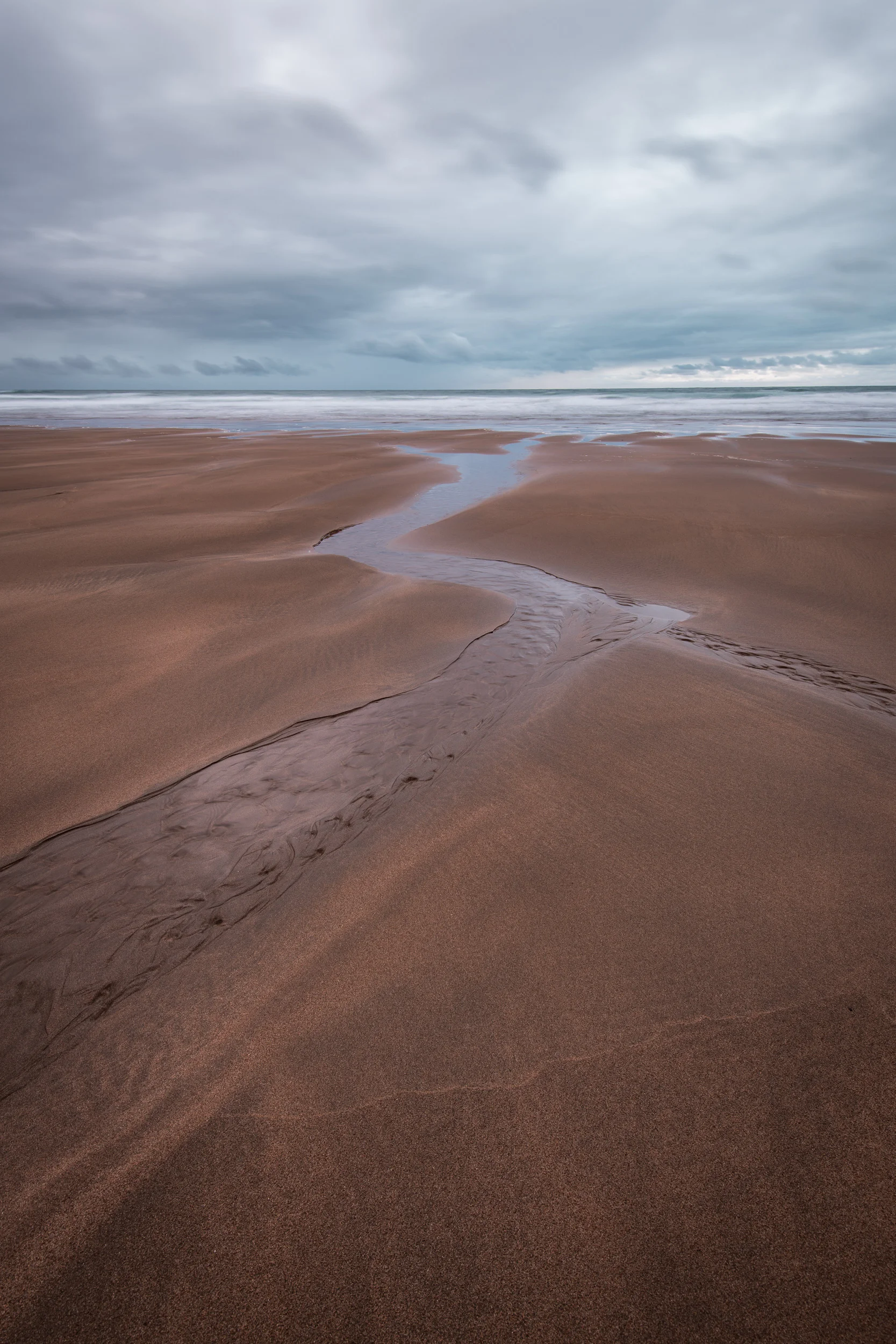 Out to Sea, Sandymouth Beach, Cornwall - Nikon D850, Nikkor 16-35 mm f/4 at 20 mm, 5 secs at ISO 64, f/11, Lee Filters ND Grad.
