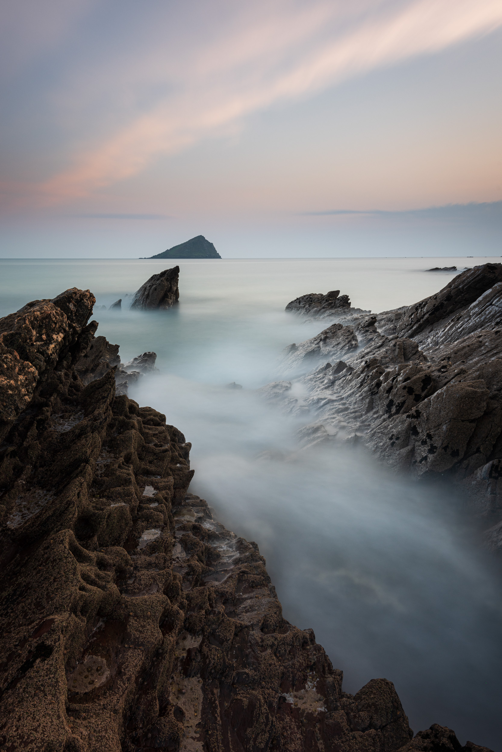 Wembury, Devon - Nikon D850, Nikkor 16-35mm f/4 at 24mm, f/13, 240 seconds at ISO 100.