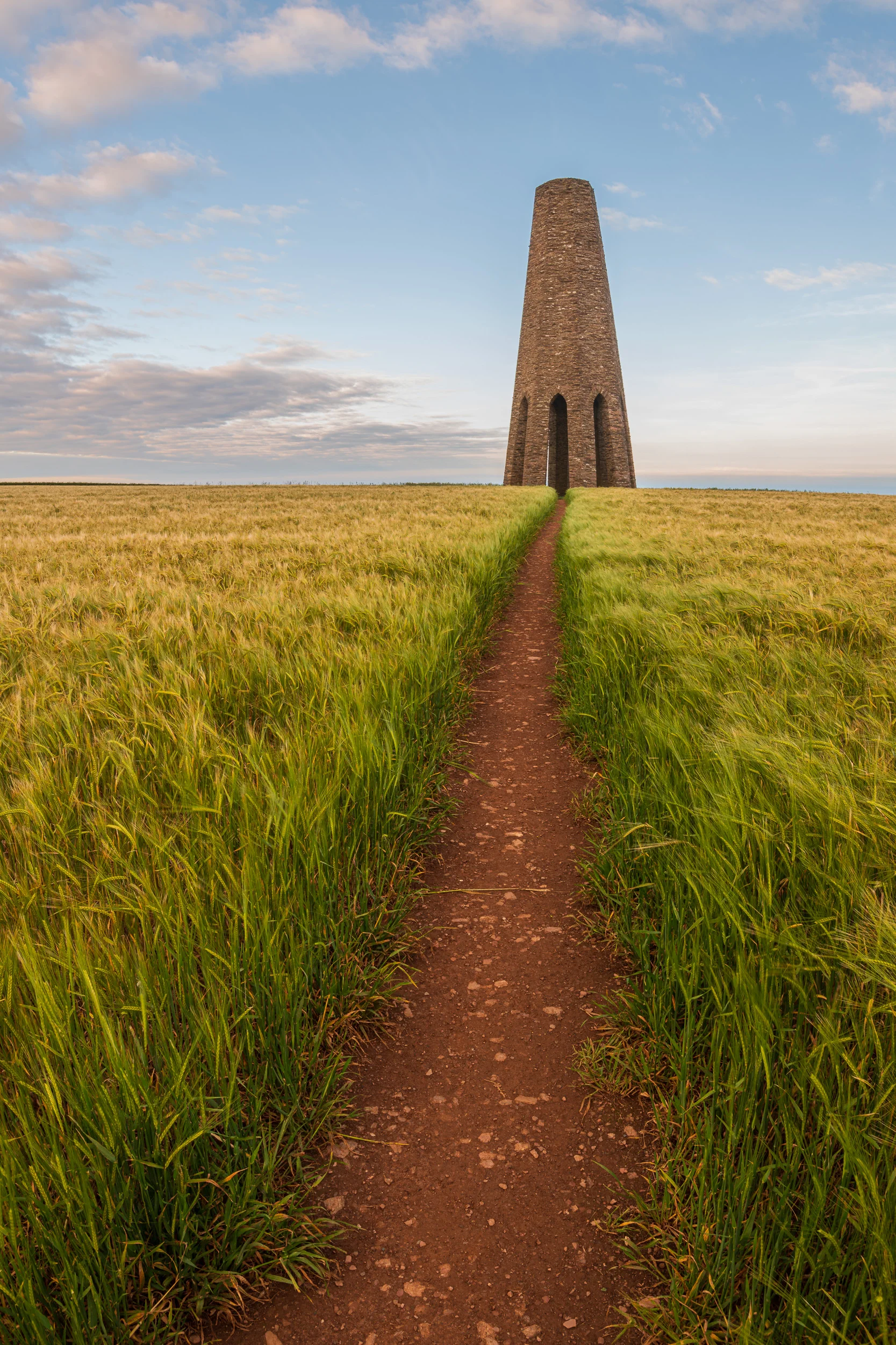 The Daymark Tower, Devon - Nikon D850, Nikkor 16-35 mm f/4 at 16 mm, f/13, 1/5th sec at ISO 64, Kase CPL and ND grad.