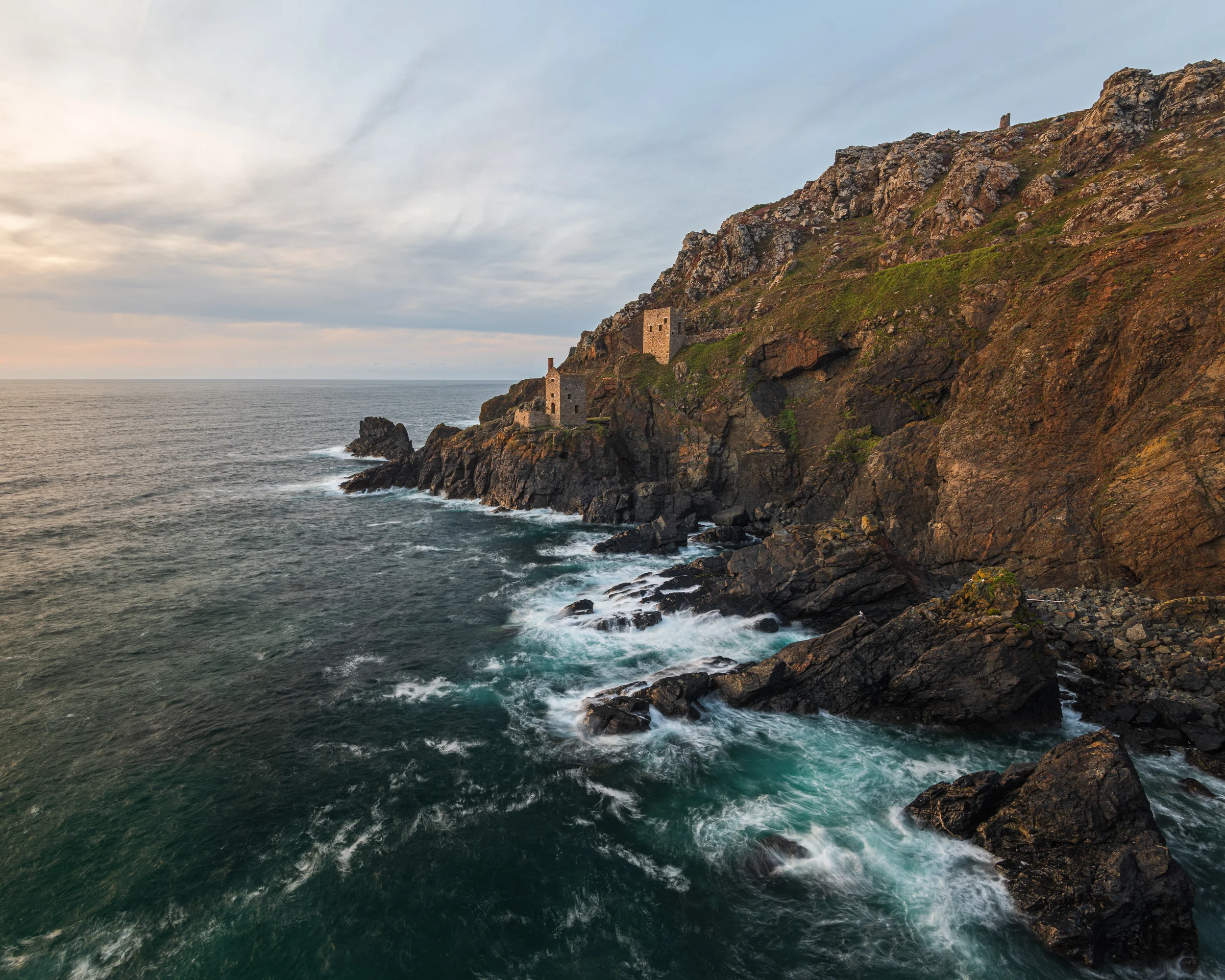 Botallack #1, Cornwall - Nikon D850, Nikkor 16-35 mm f/4 at 16 mm, f/11, 1.6 sec at ISO 64, Kase CPL and 6 stop ND.