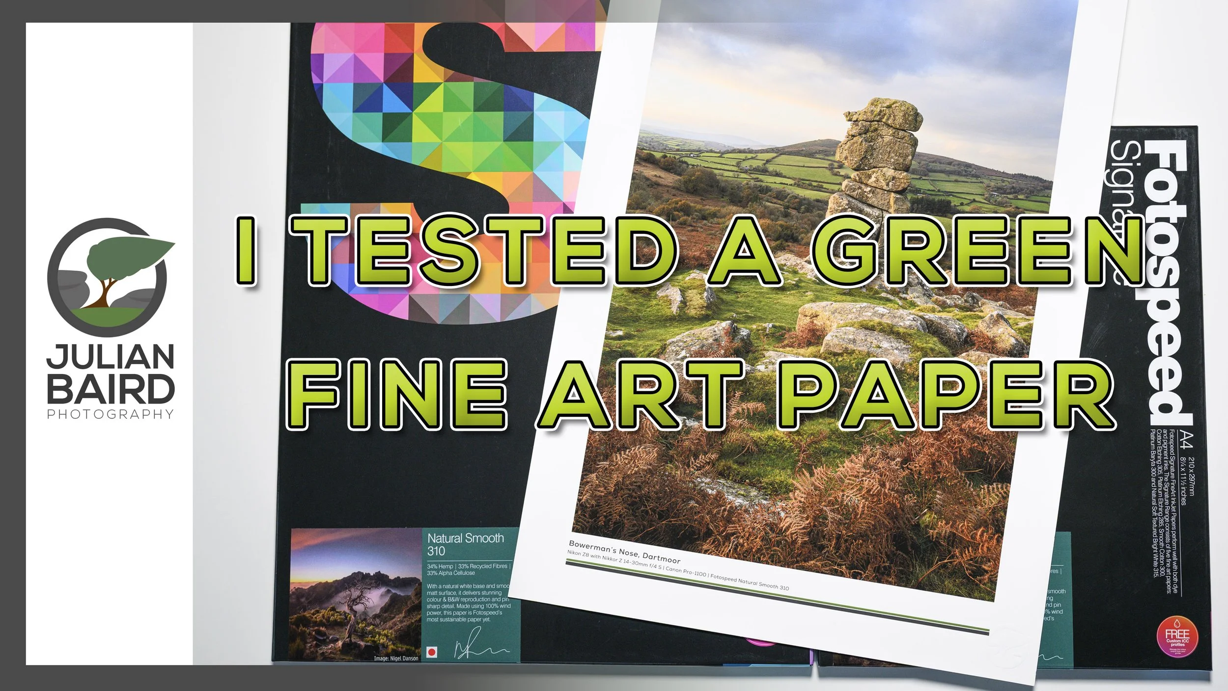 Going Greener with Fotospeed's Natural Smooth 310 Paper 