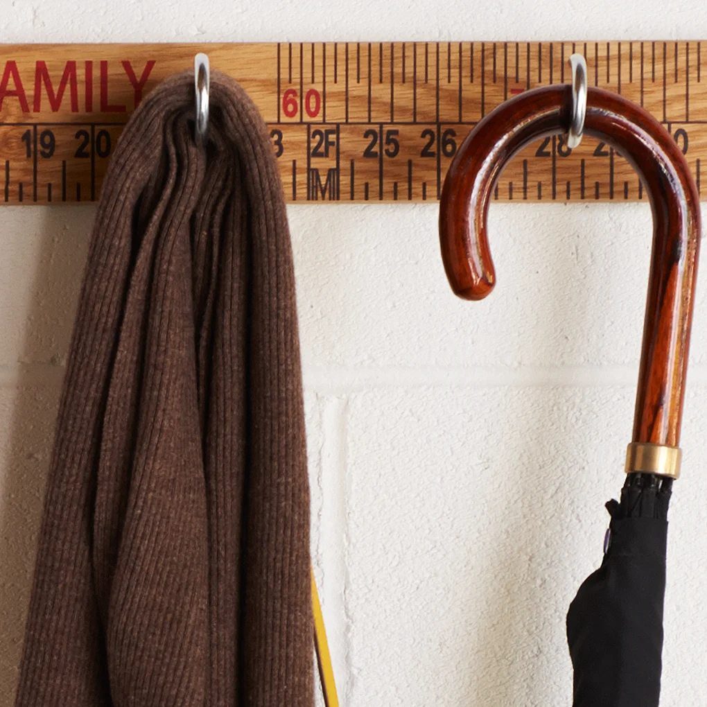 Ruler Coat Hooks (3 or 5 hooks)