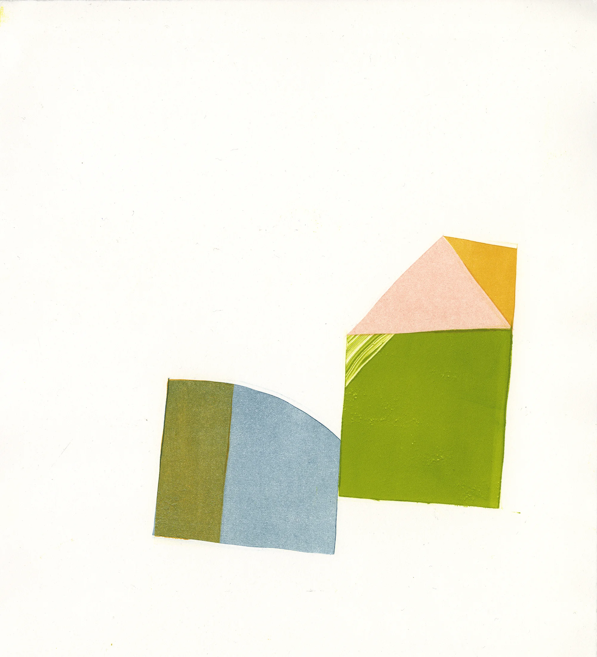 Untitled , 2018 11 x 10 inches monotype