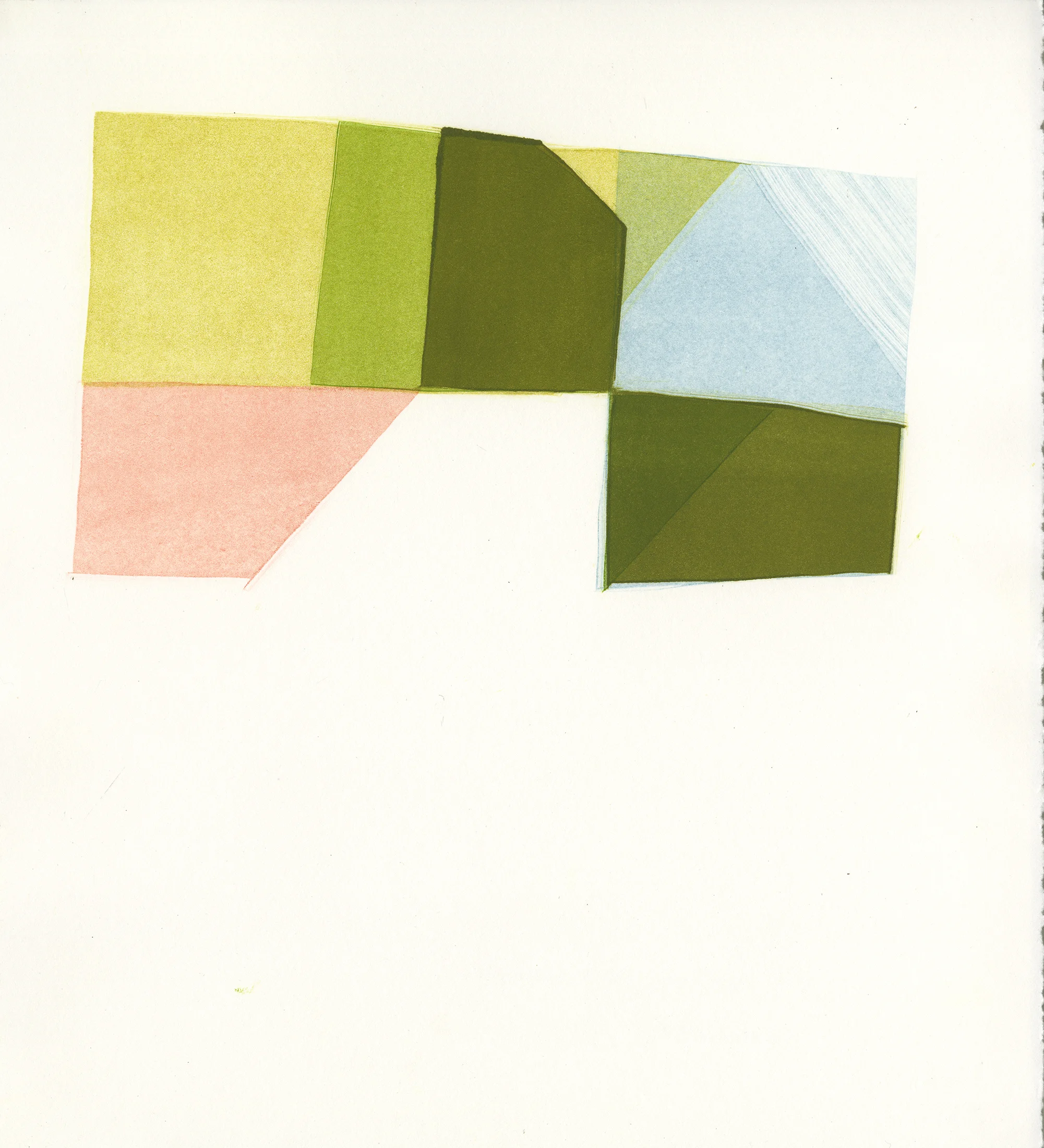 Untitled , 2018 11 x 10 inches monotype