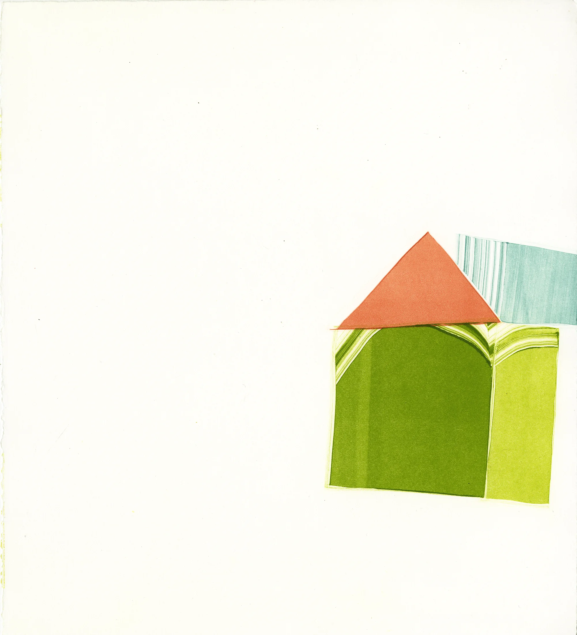 Untitled , 2018 11 x 10 inches monotype