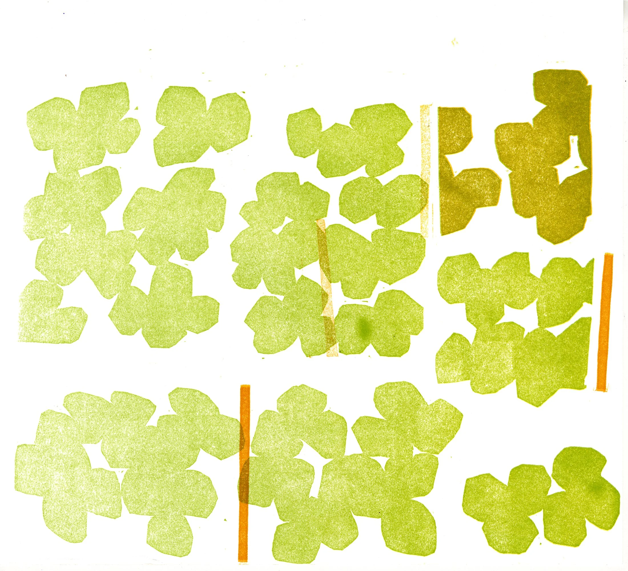   Untitled,  2025  10 × 11 inches  linocut, edition of 10 