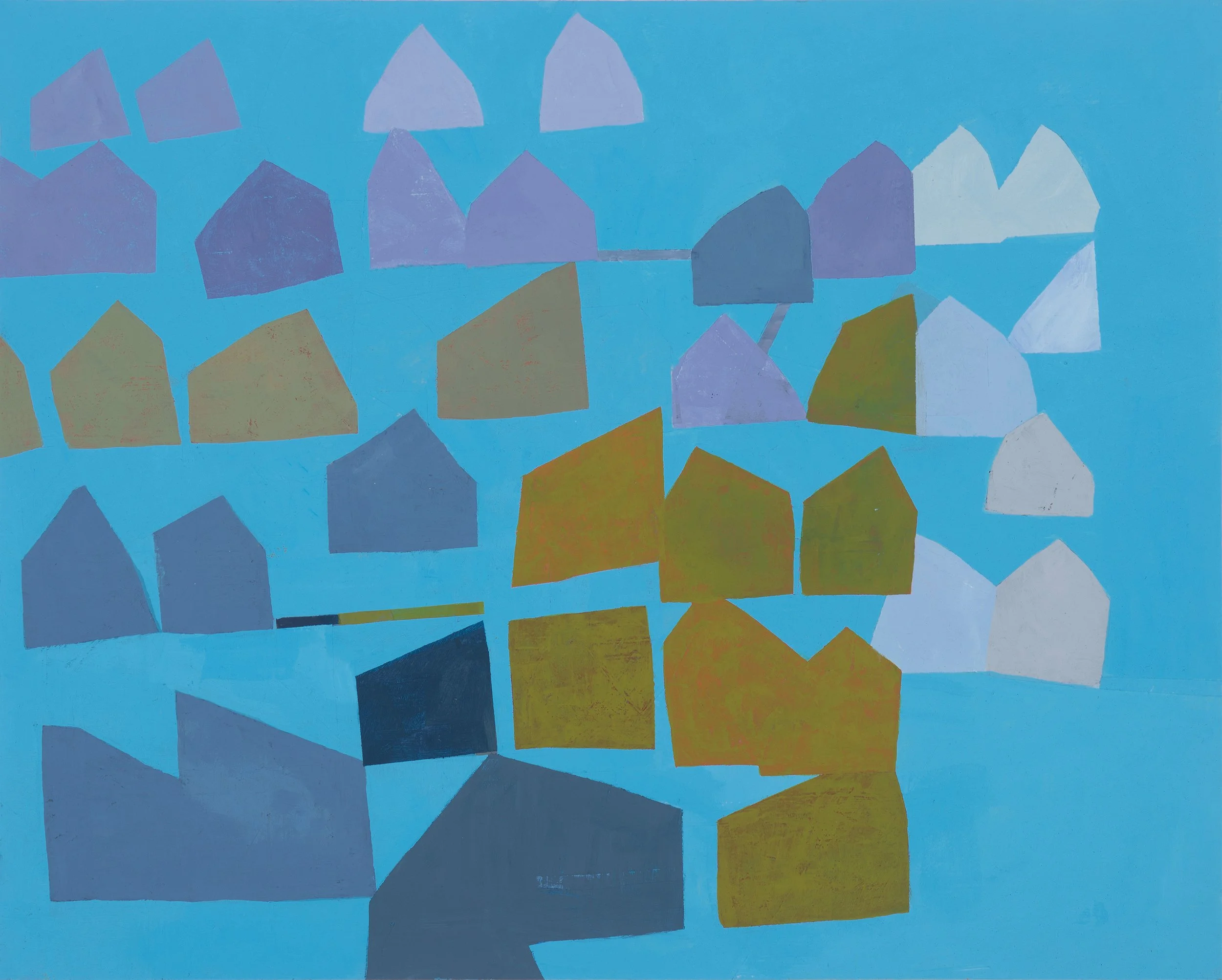  Untitled, 2025  16 × 20 inches  acrylic on wood 