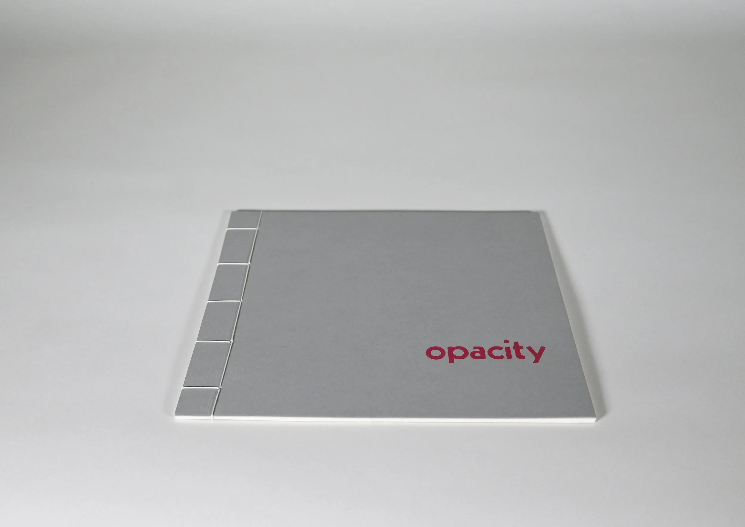  Opacity , 2024  8 × 9 inches  artist’s book of linocut images  edition of 10 