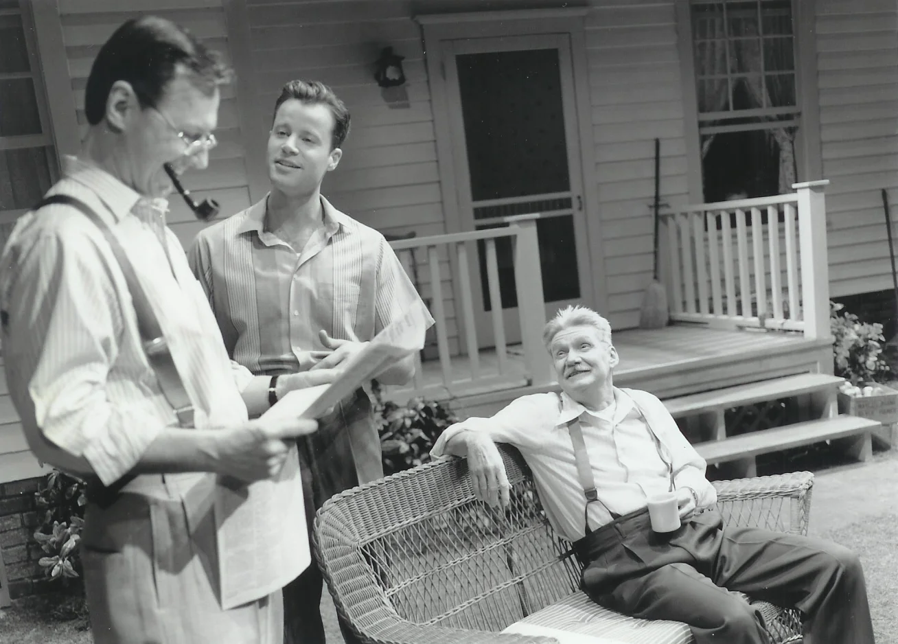 Geoffrey Beauchamp, Scott Crownover and Dennis Robertson in All My Sons 1999-2000