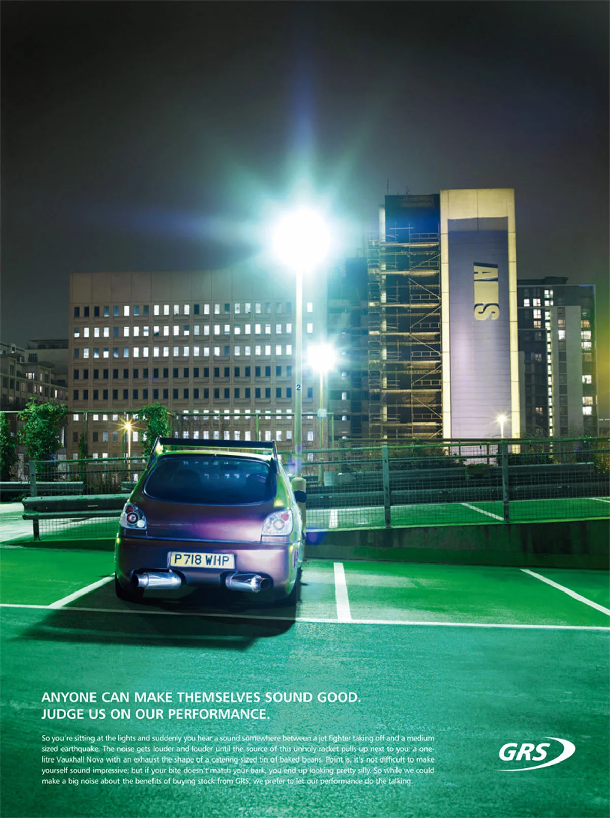 Press advertising. Concept. Art Direction. Using individual and original imagery, enabled us to promote the benefits of GRS fleet leasing services, in an engaging way, creating a unique tone of voice and avoiding clichéd business visuals. Commissioned at Connect. connect-group.com