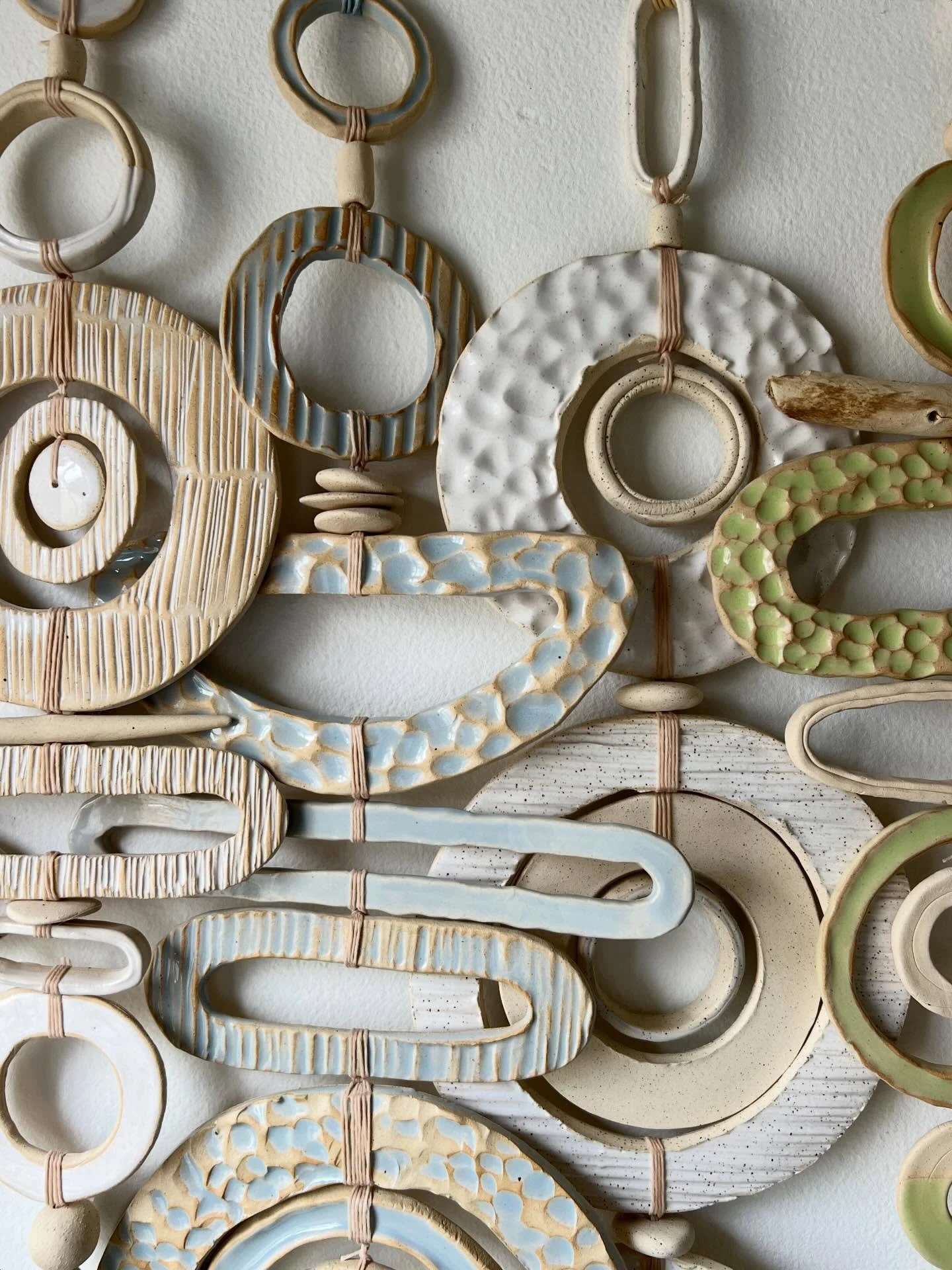 A spring-y pile up gathering in the studio stairwell, lit by the soft light of an afternoon rain. 

#handbuiltinhazelpark #meditativeplay #cavedecor