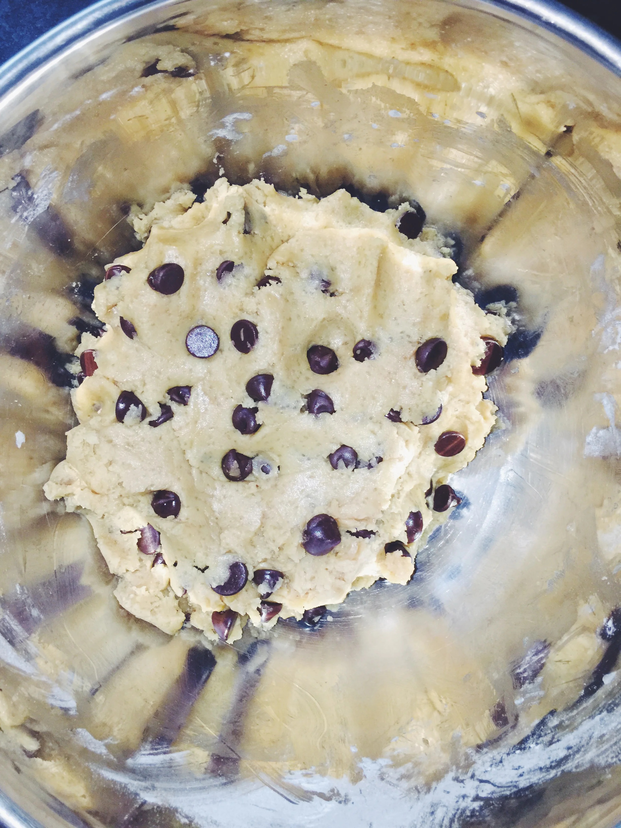 chocolate chip cookie dough