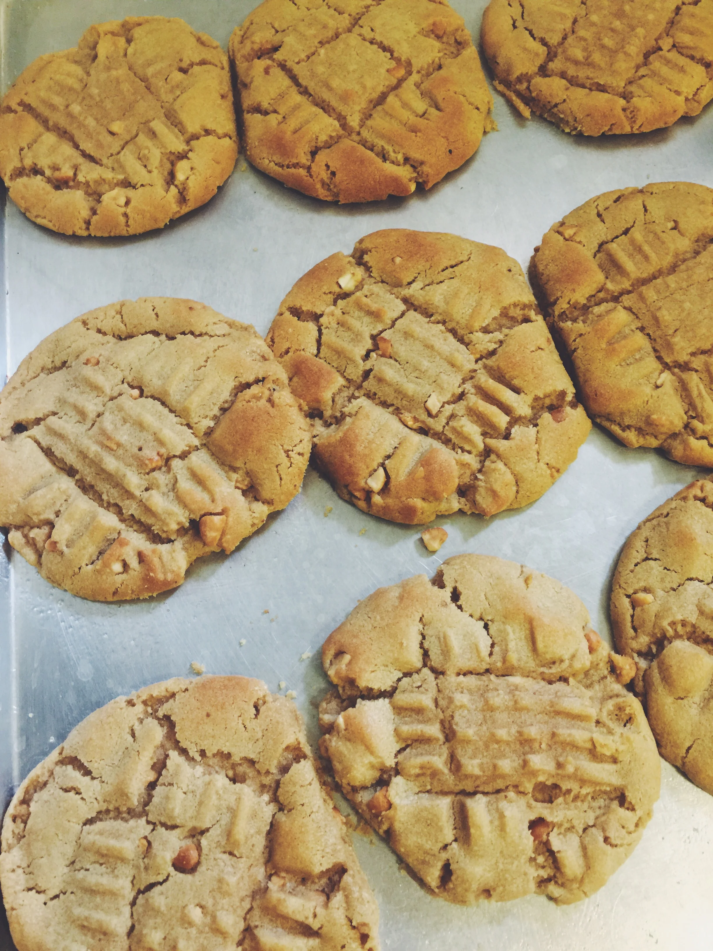 crunchy peanut butter cookies