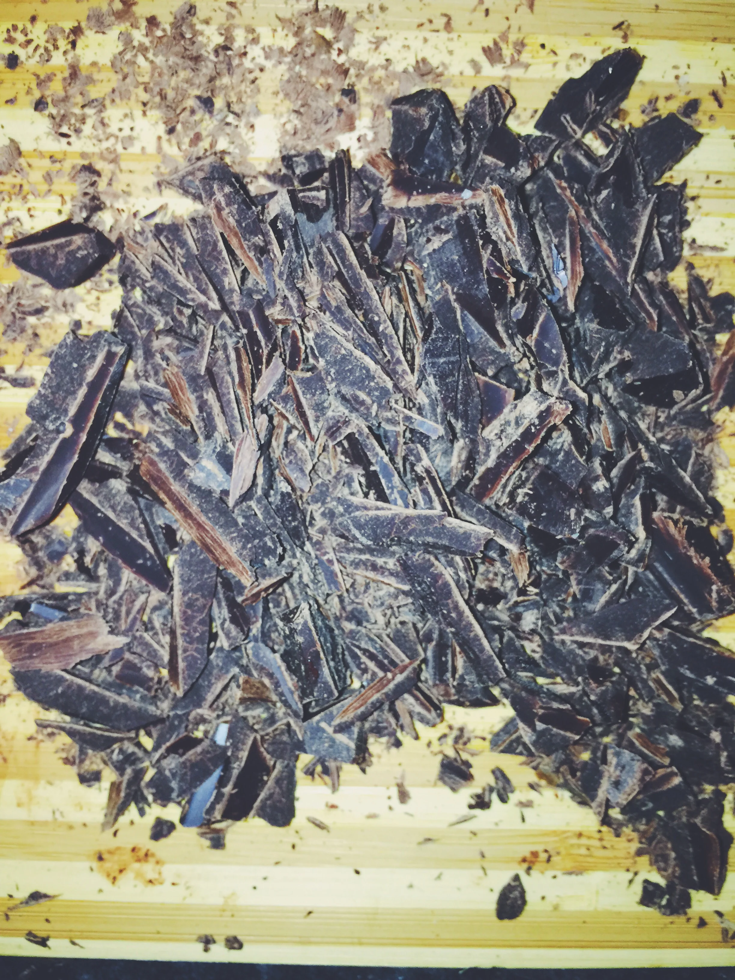 chopped bakers chocolate