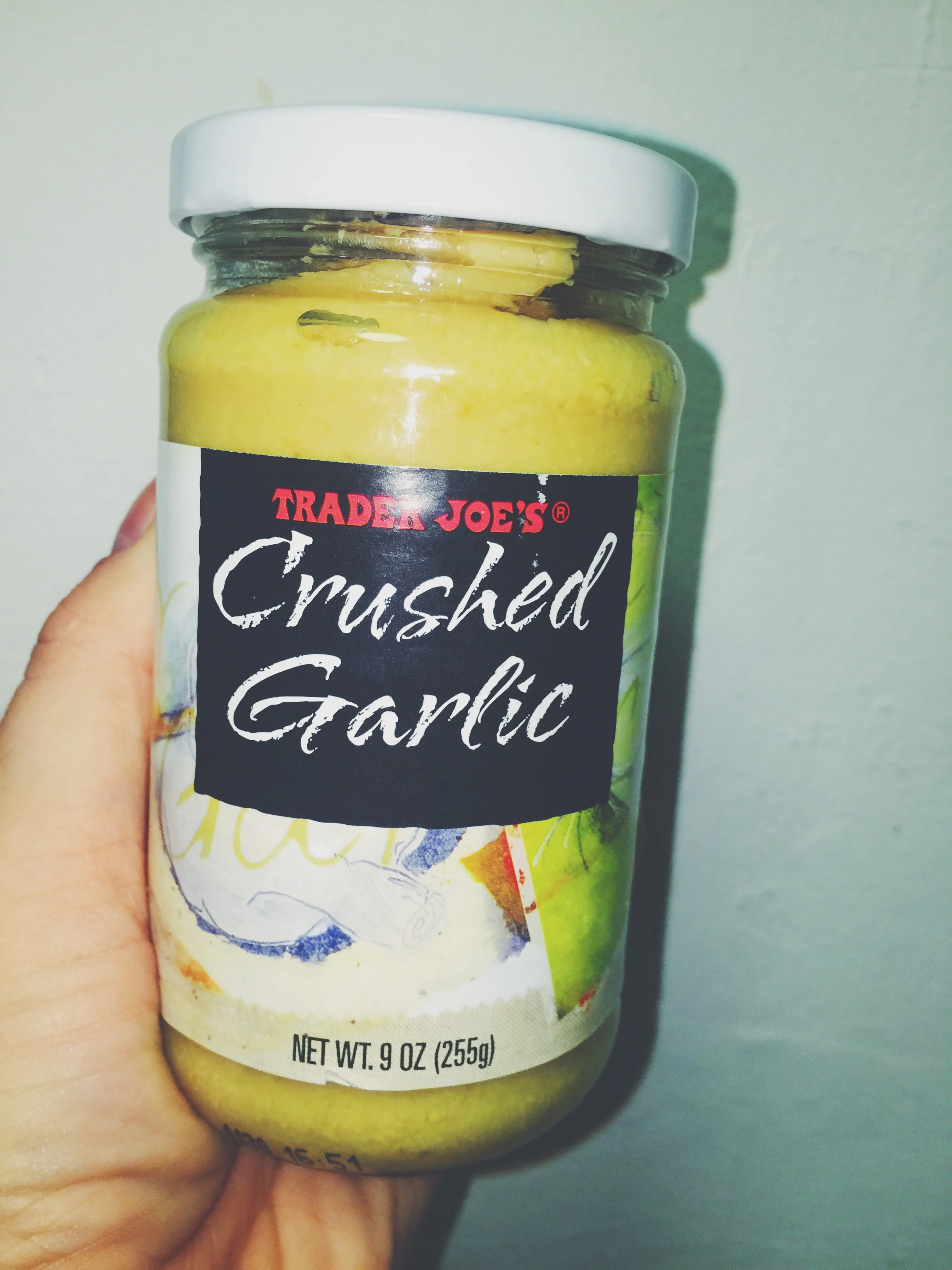 crushed garlic