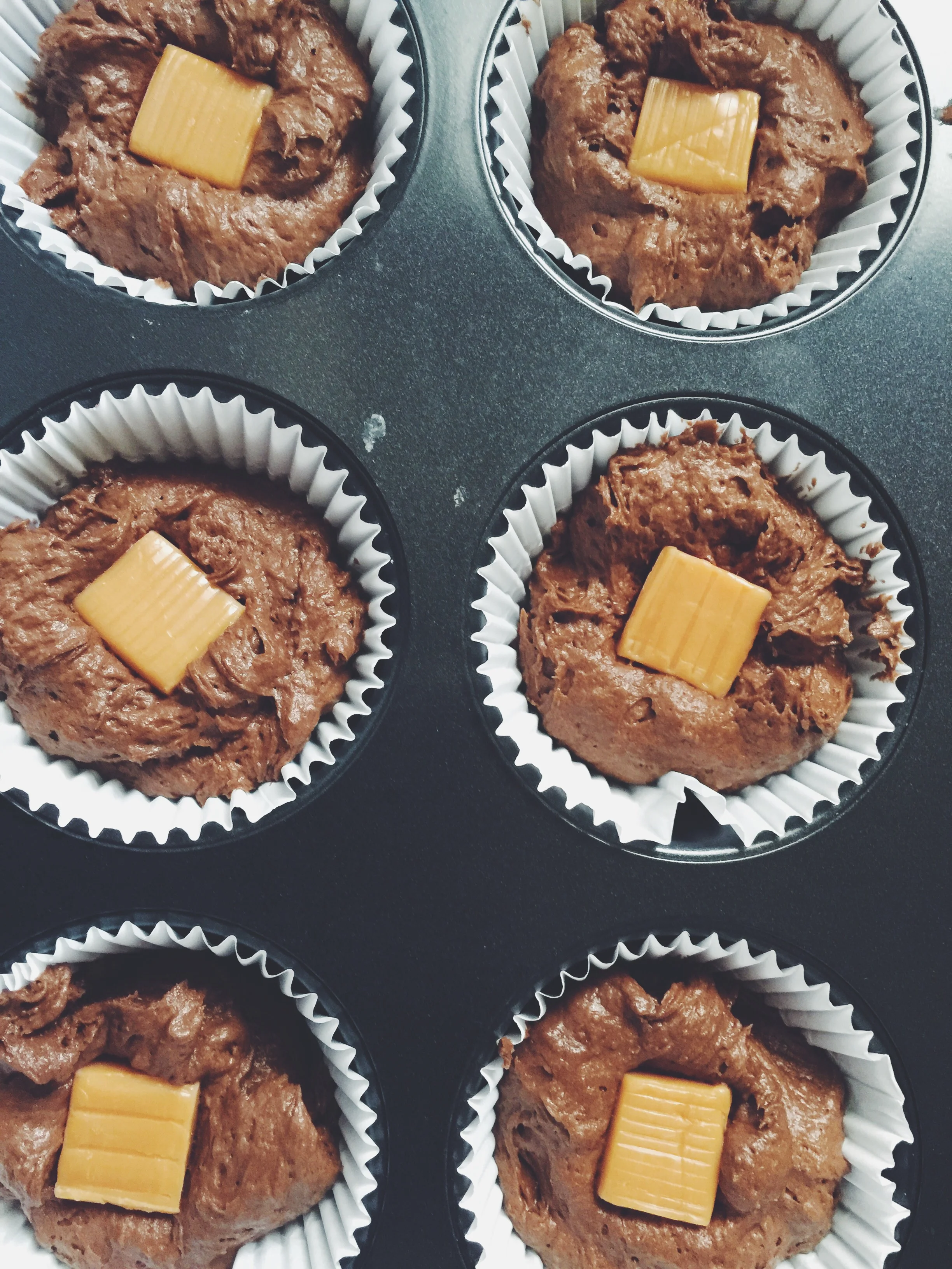 cupcake prep