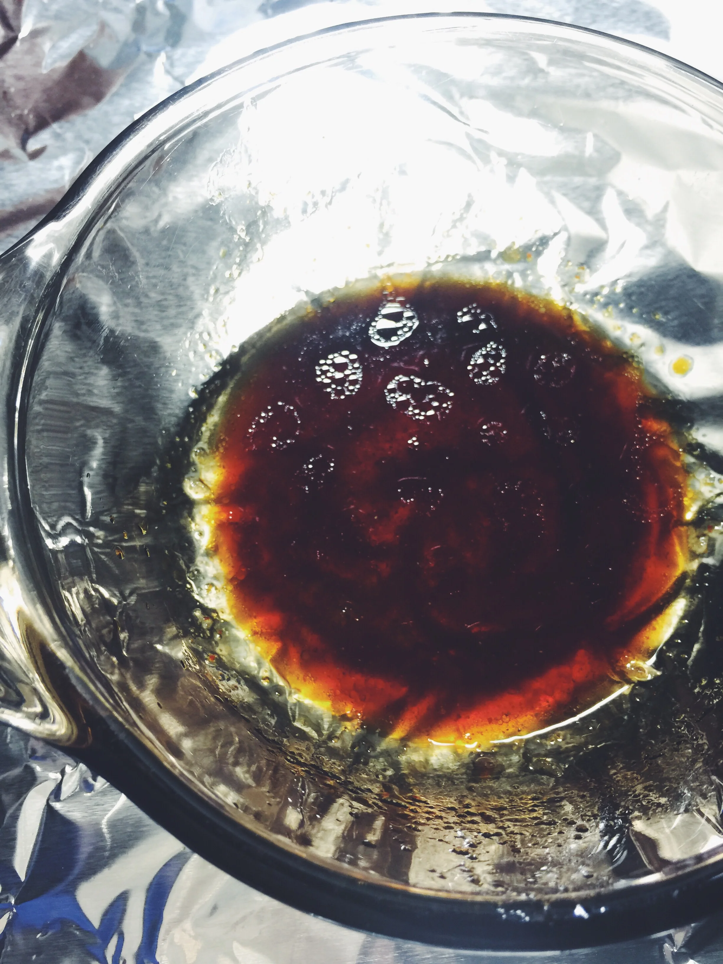 honey/soy sauce glaze