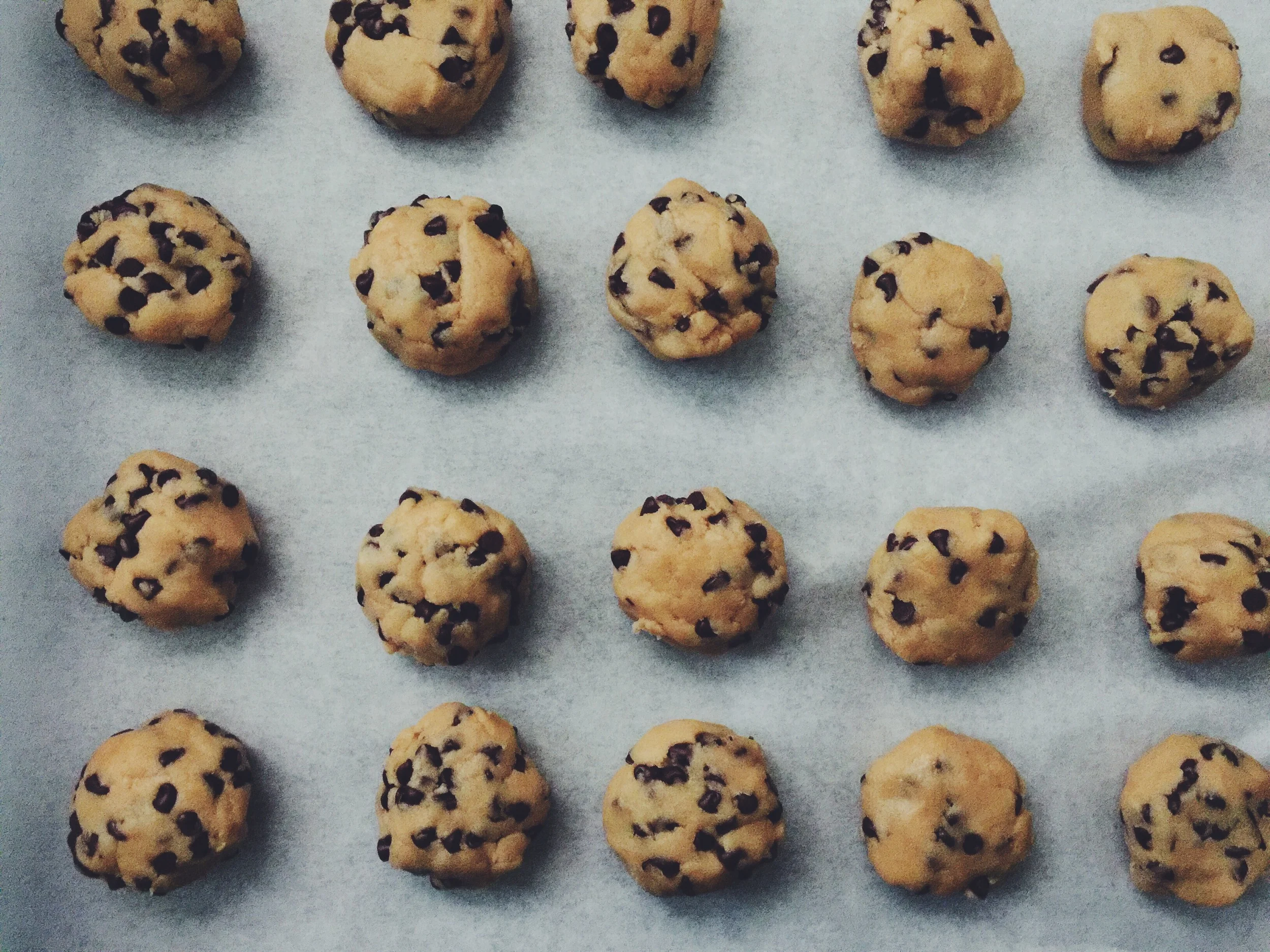 chocolate chip cookie dough balls