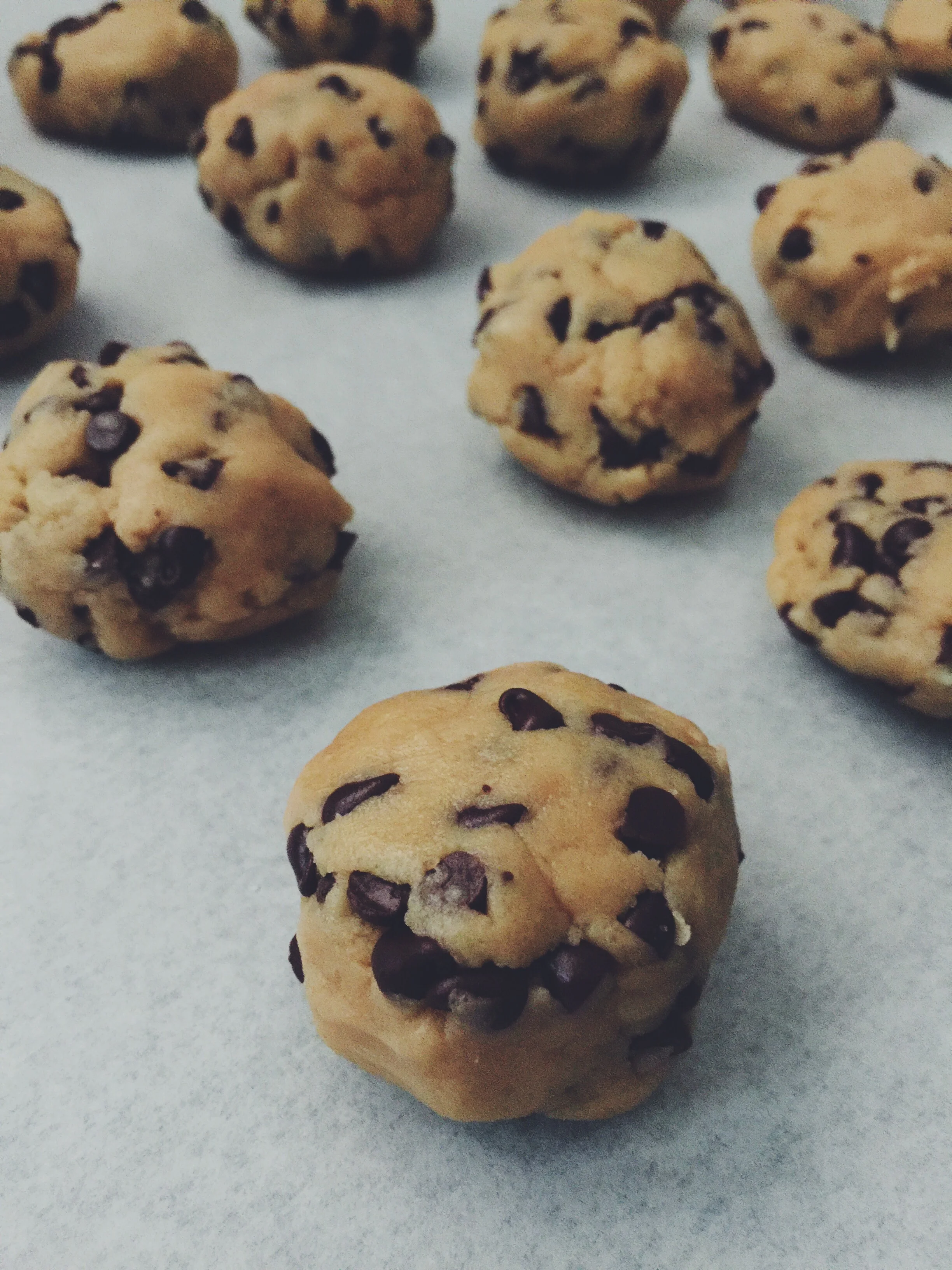 cookie dough balls