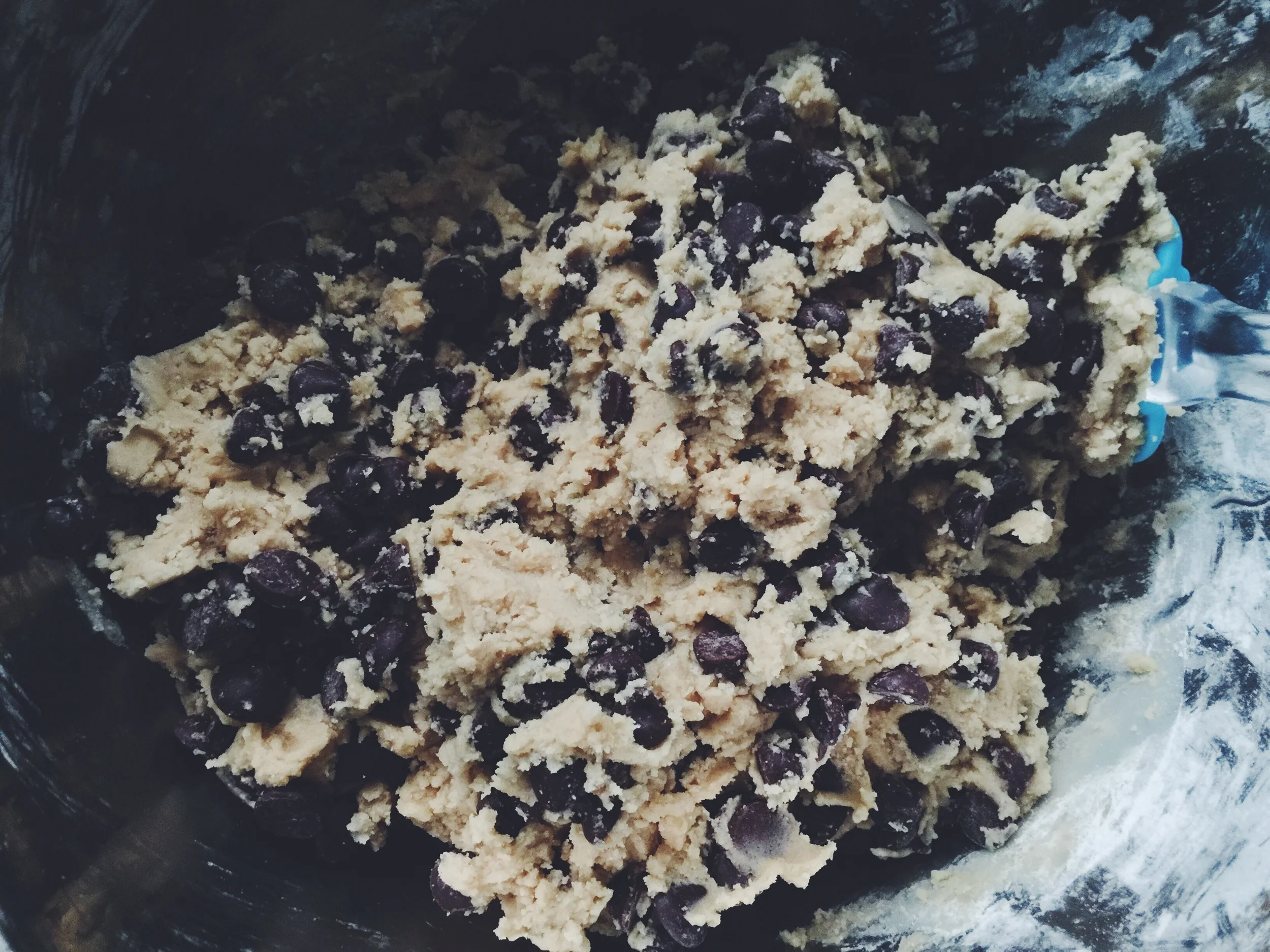 super chocolatey chocolate chip cookie dough