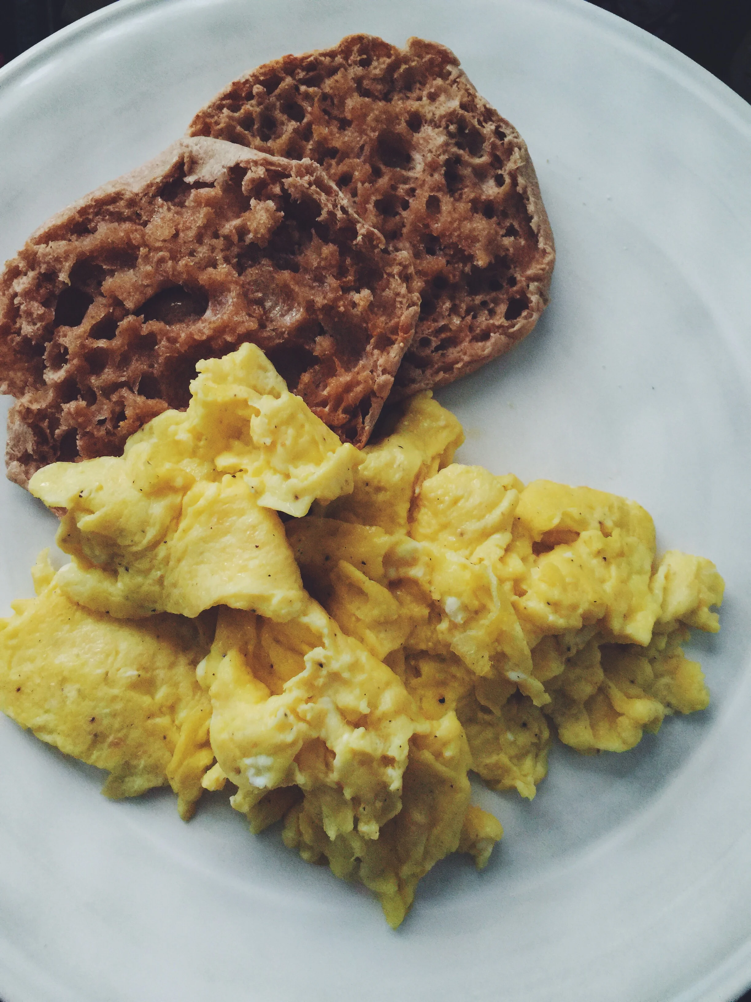 the fluffiest scrambled eggs ever