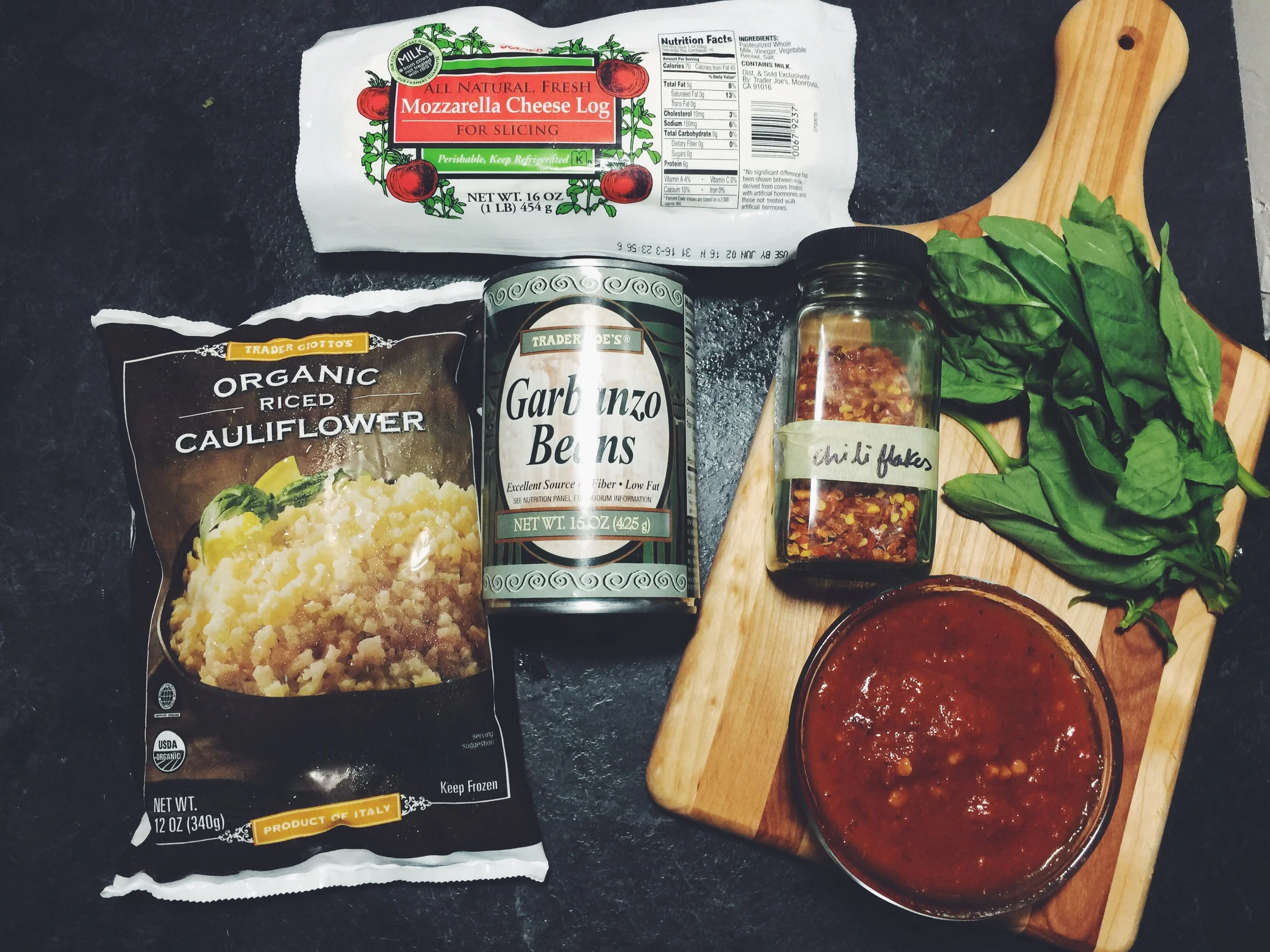 cauliflower pizza ingredients