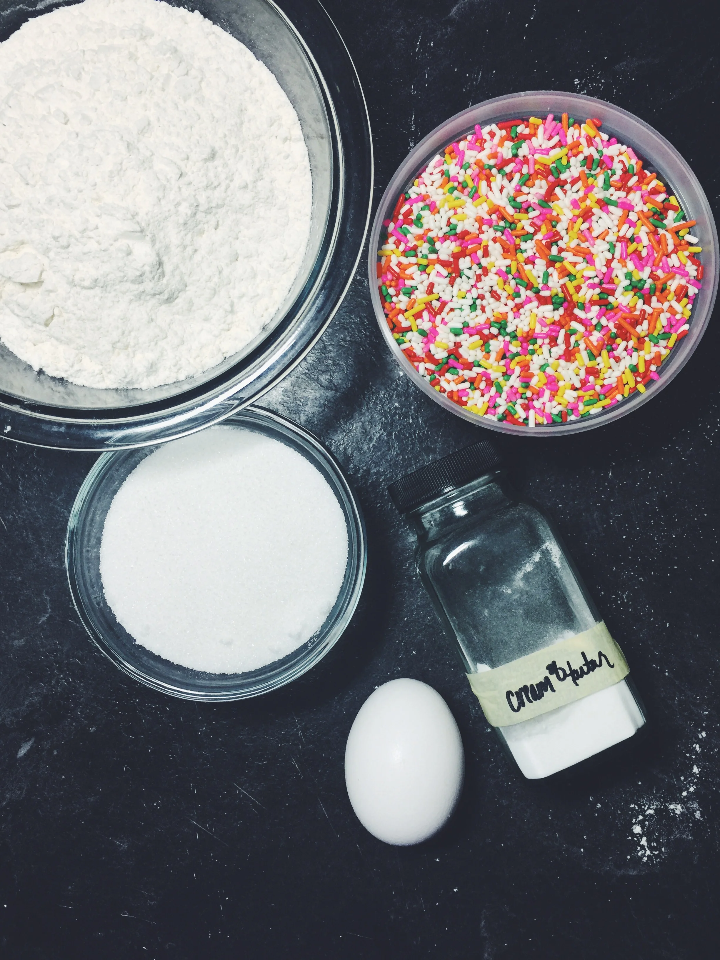 funfetti cookie ingredients