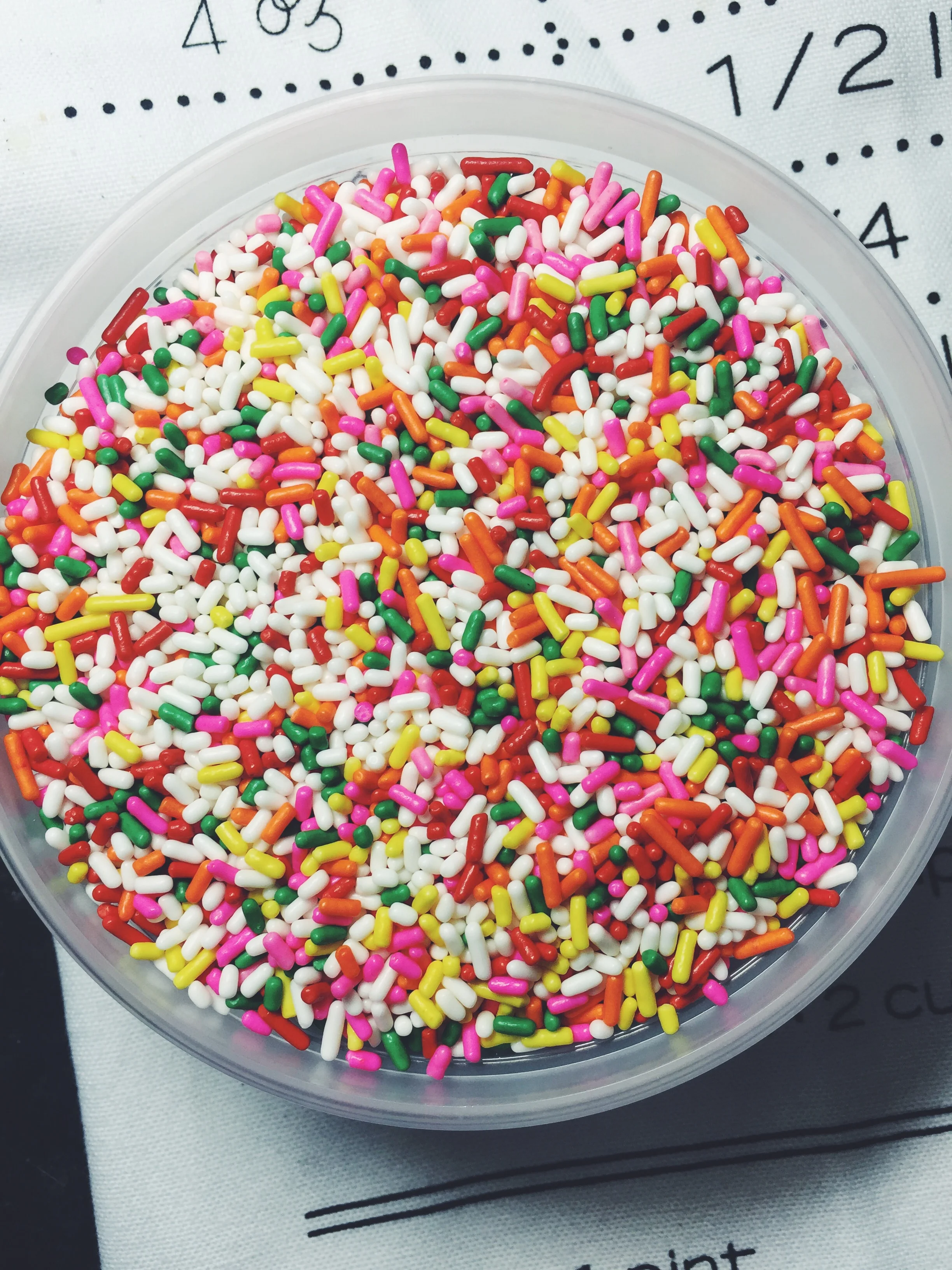 rainbow sprinkles