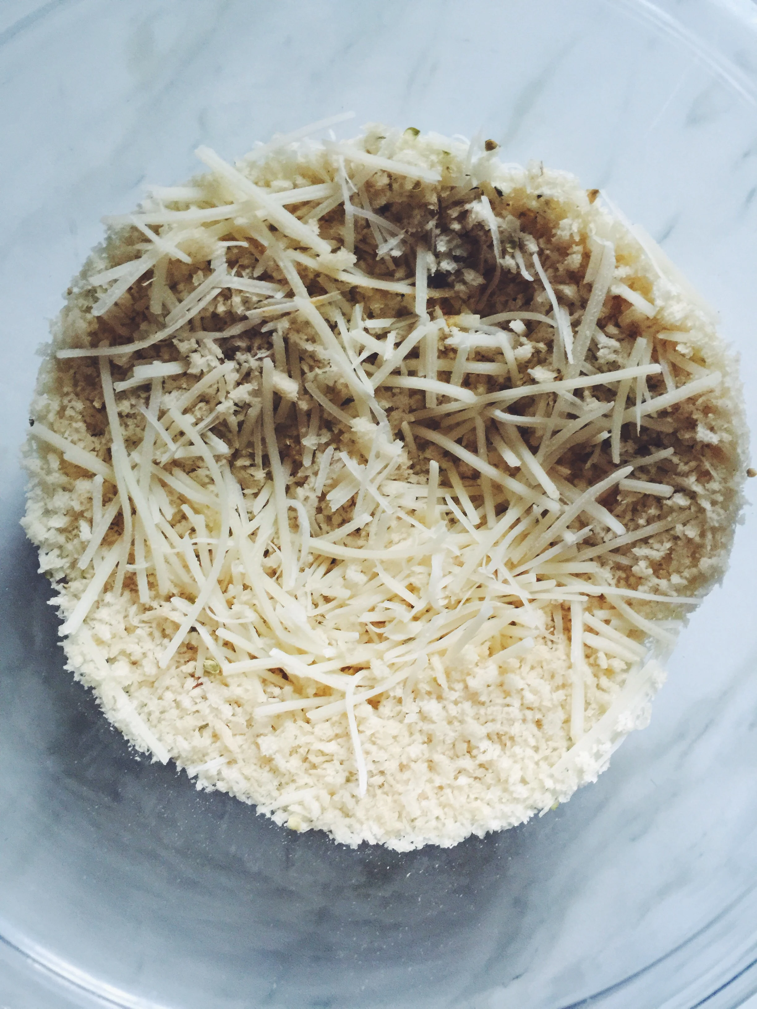 parmesan-panko mixture