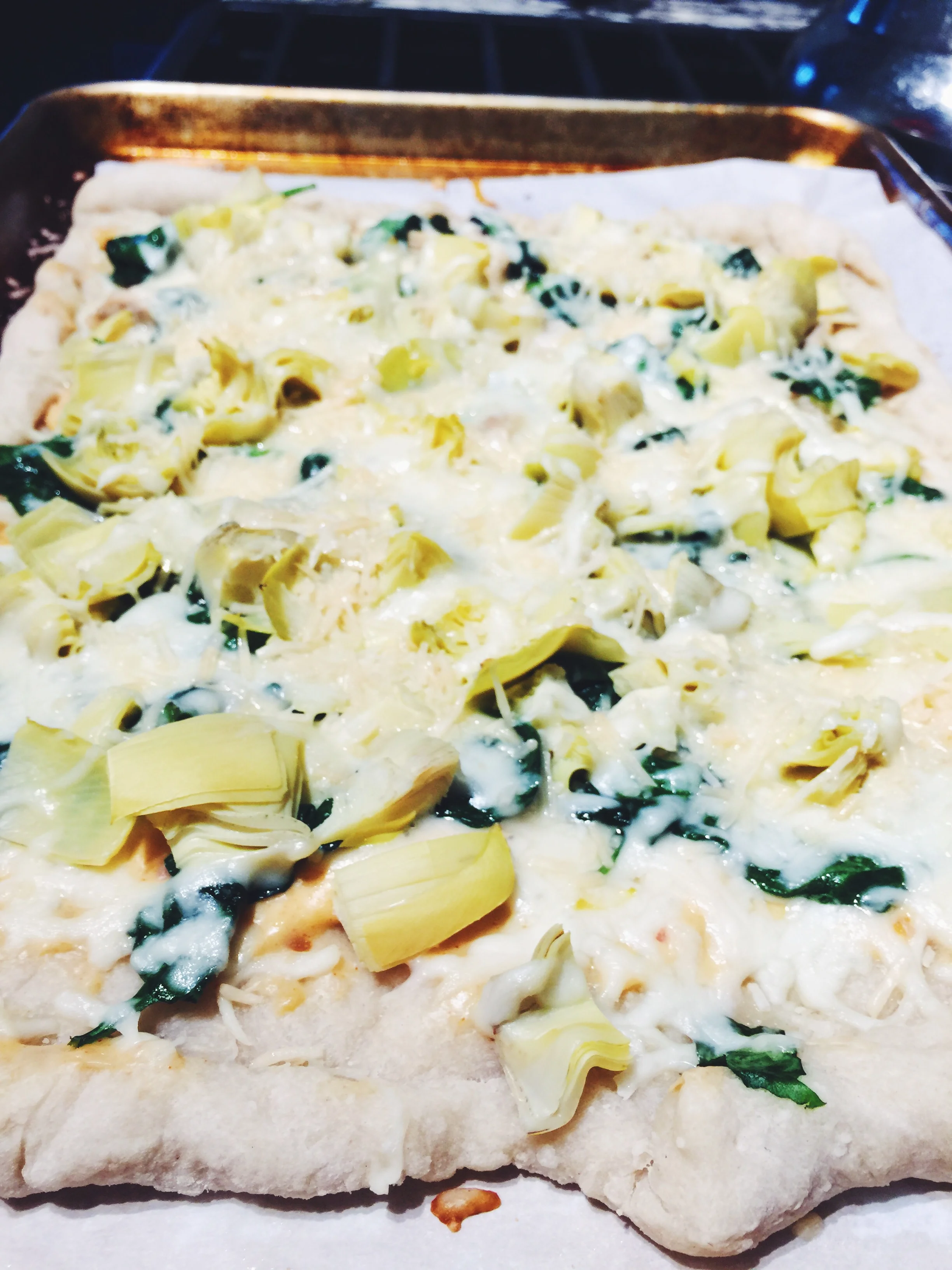 baked pizza