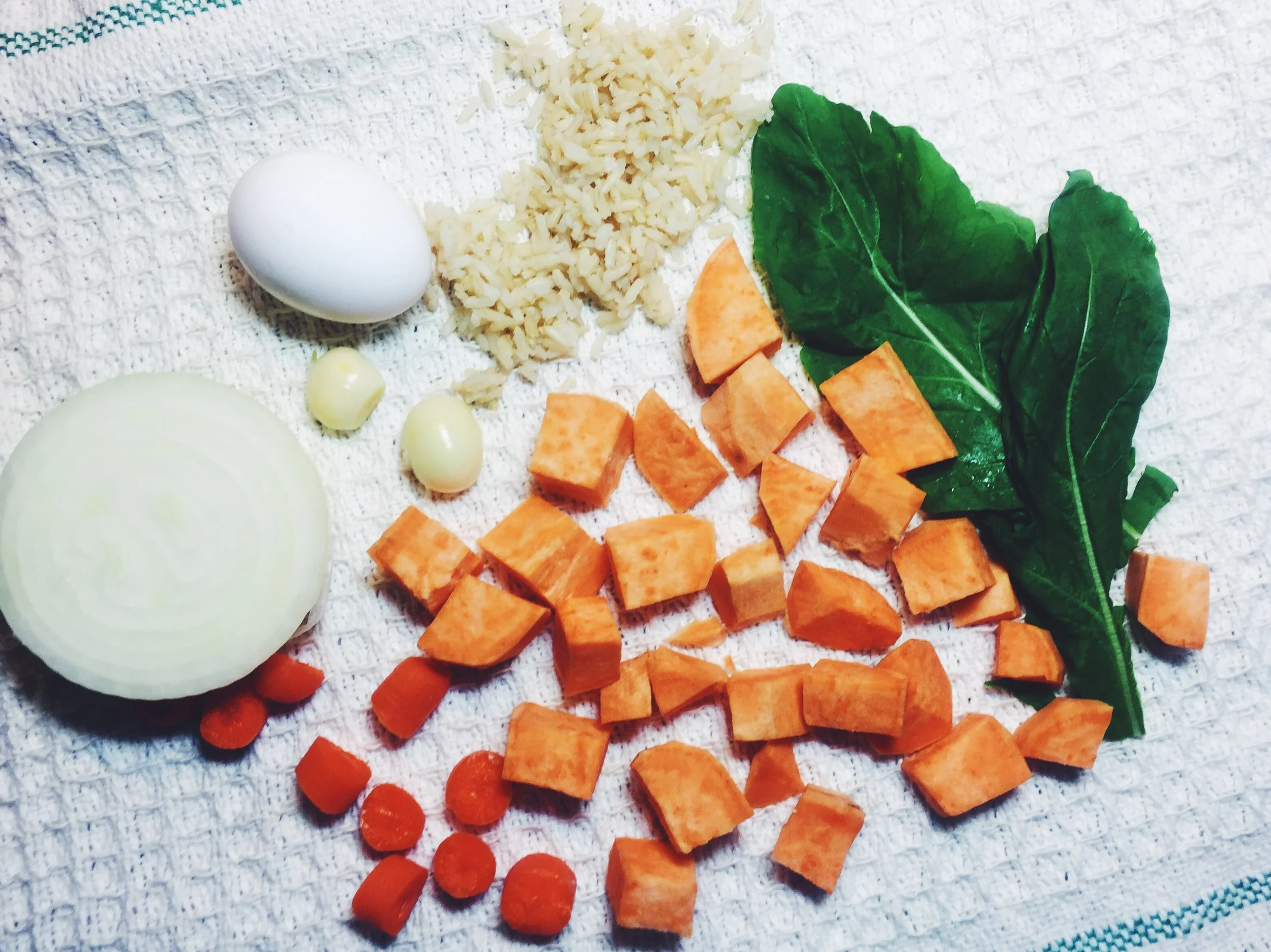 sweet potato fried rice ingredients