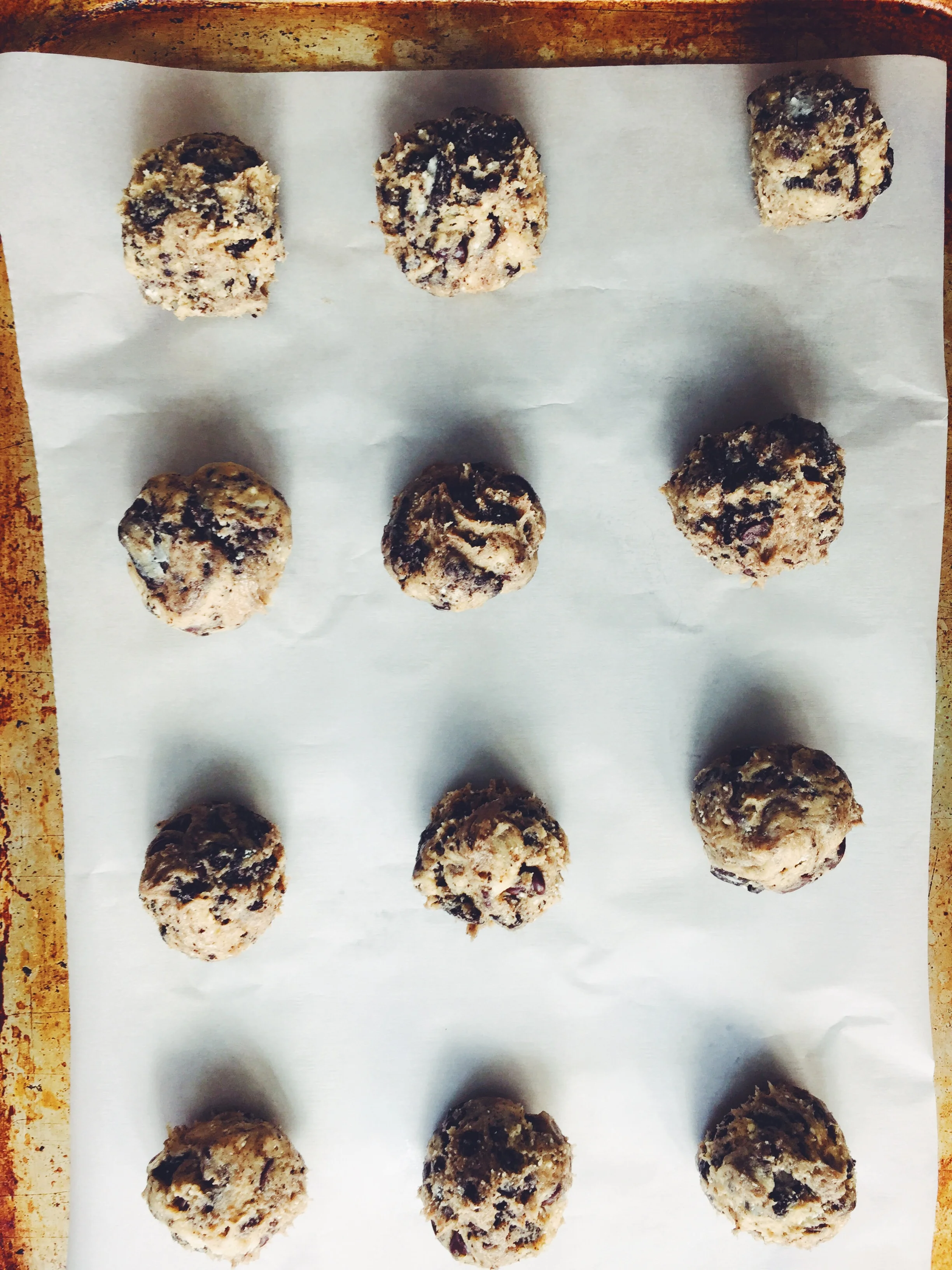 cookie dough balls