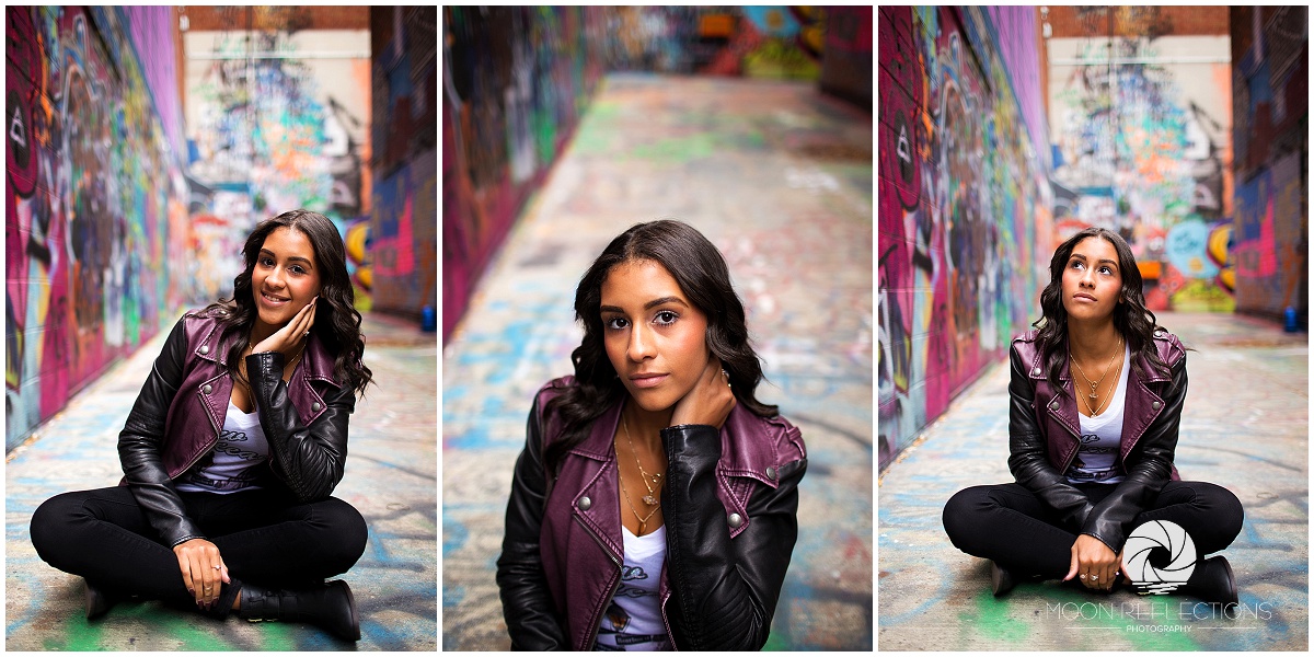 Ann Arbor Michigan │ Graffiti Alley │ Plymouth High School Senior │ Moon Reflections Photography